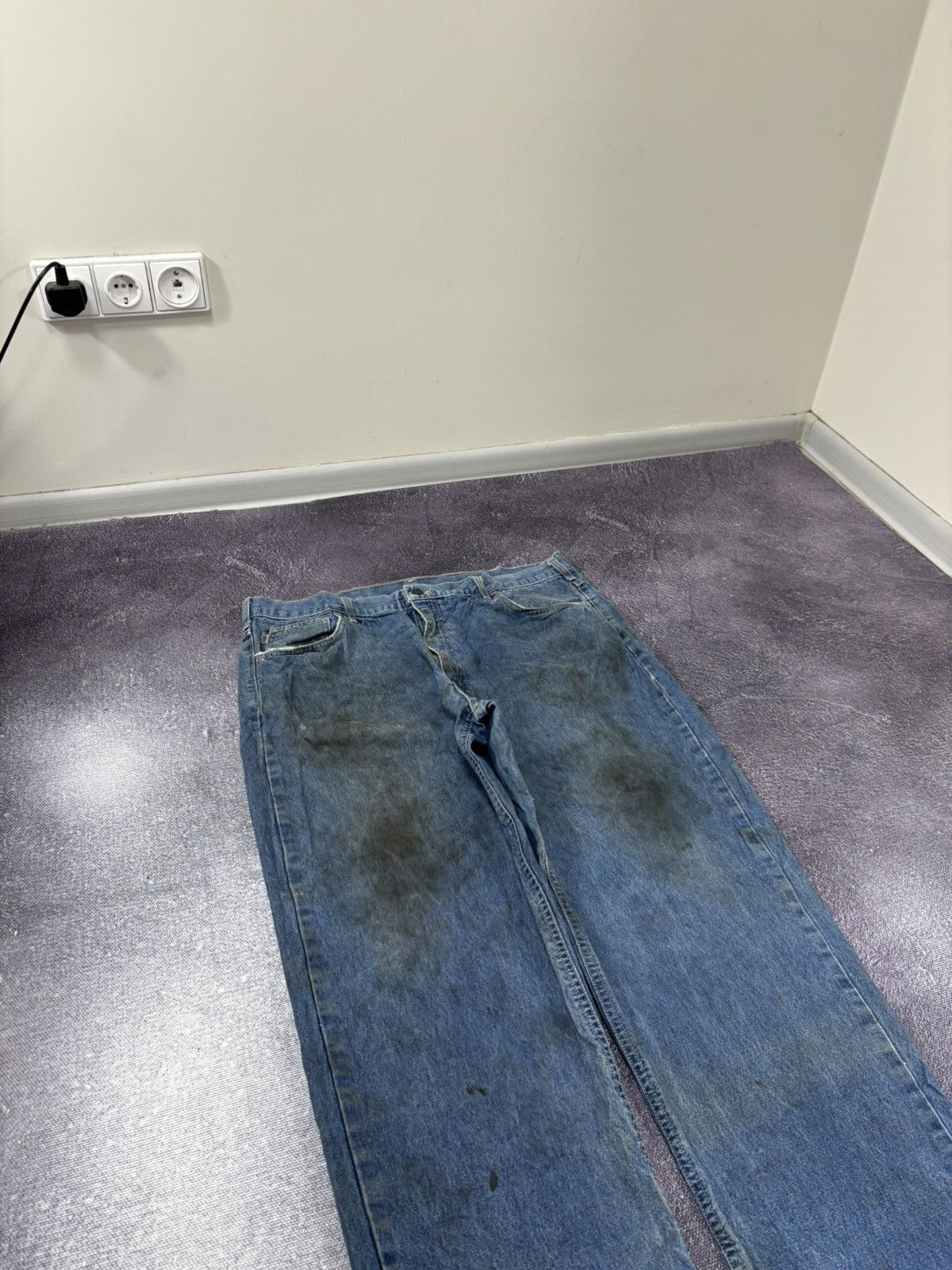 Carhartt Vintage 90s Carhartt Flame Resistant USA Work Denim Jeans Size US 40 / EU 56 - 10 Thumbnail
