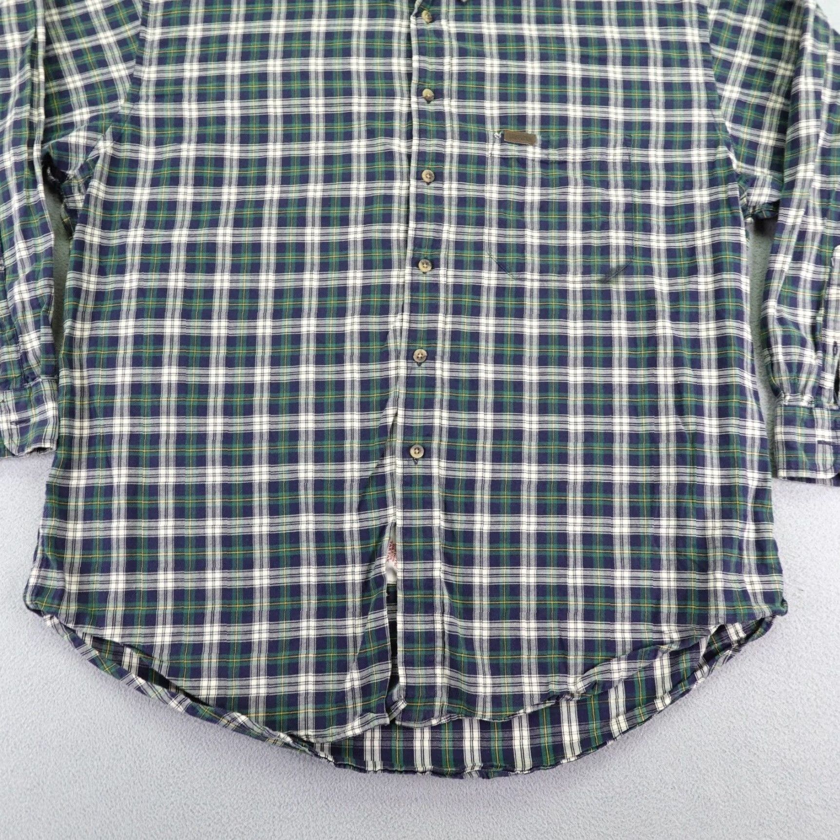 Pendleton VINTAGE Pendleton Men's Shirt XL Green Blue White Plaid Cotton Button-Up Casual Outdoor Size US XL / EU 56 / 4 - 4 Thumbnail