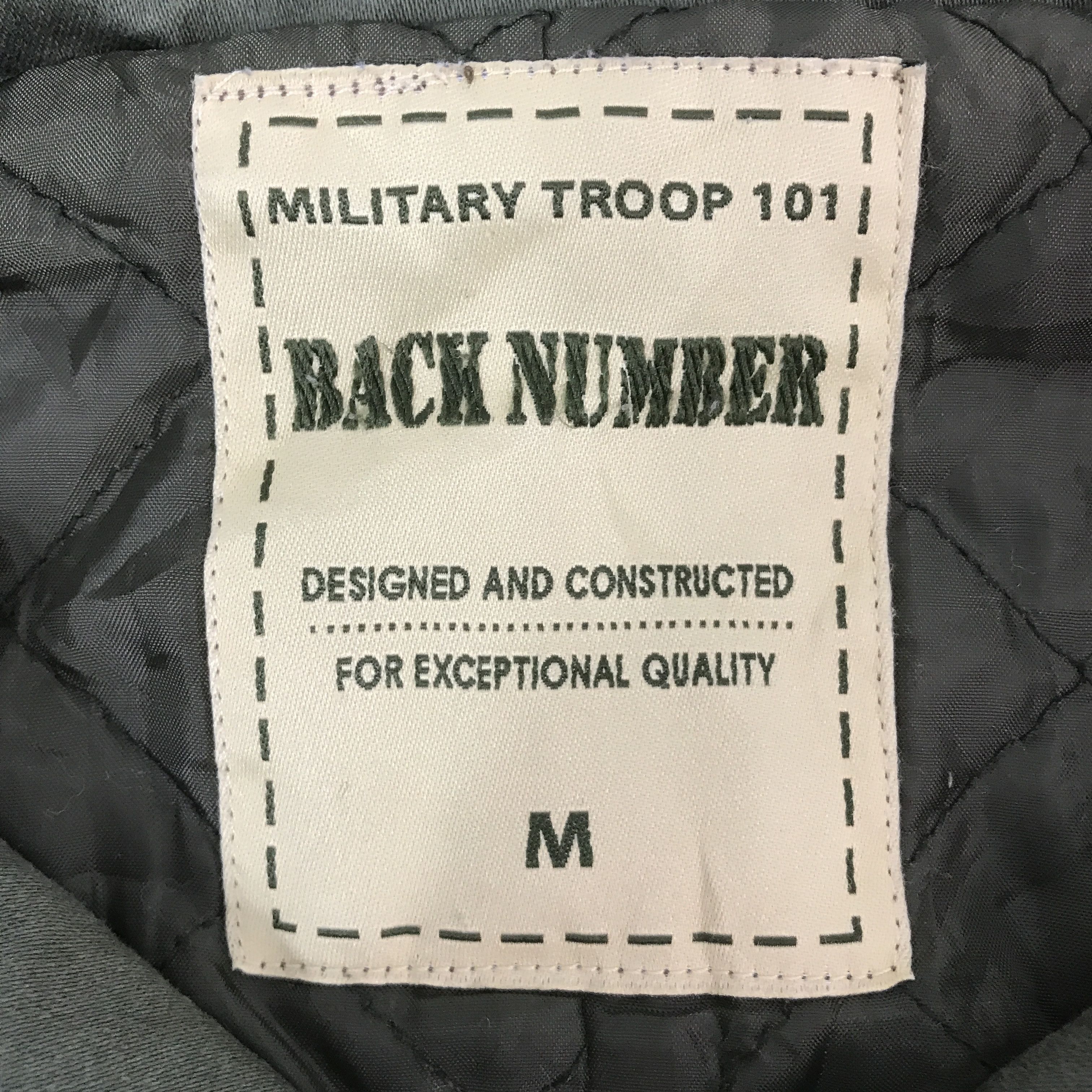 Japanese Brand BACK NUMBER MILITARY TROOP BONO VEST K64B13 Size US M / EU 48-50 / 2 - 7 Thumbnail