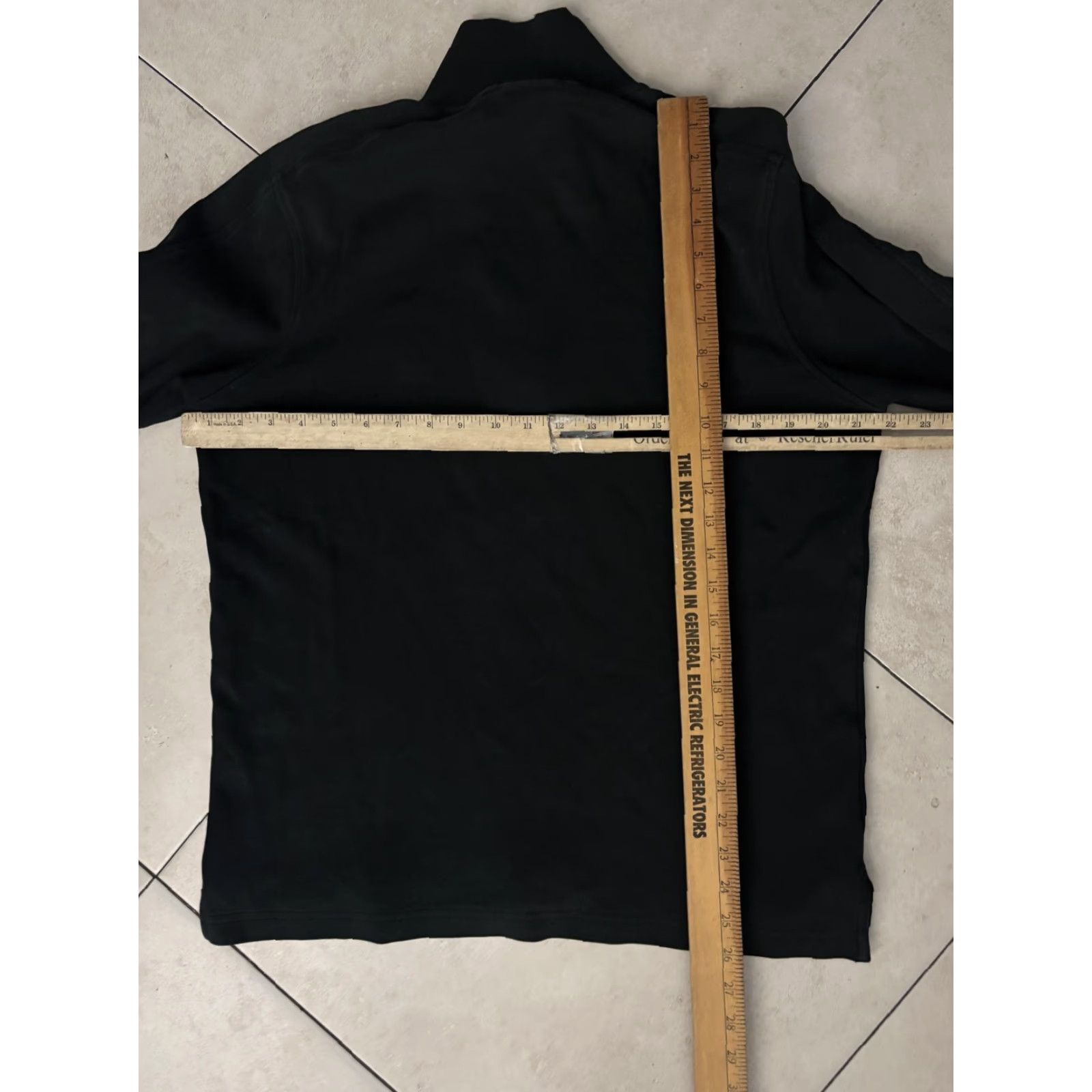 Lacoste Lacoste Pullover Sweater Mens M Black Quarter Zip Mock Neck Croc Logo Long Sleeve Casual Size US M / EU 48-50 / 2 - 7 Thumbnail