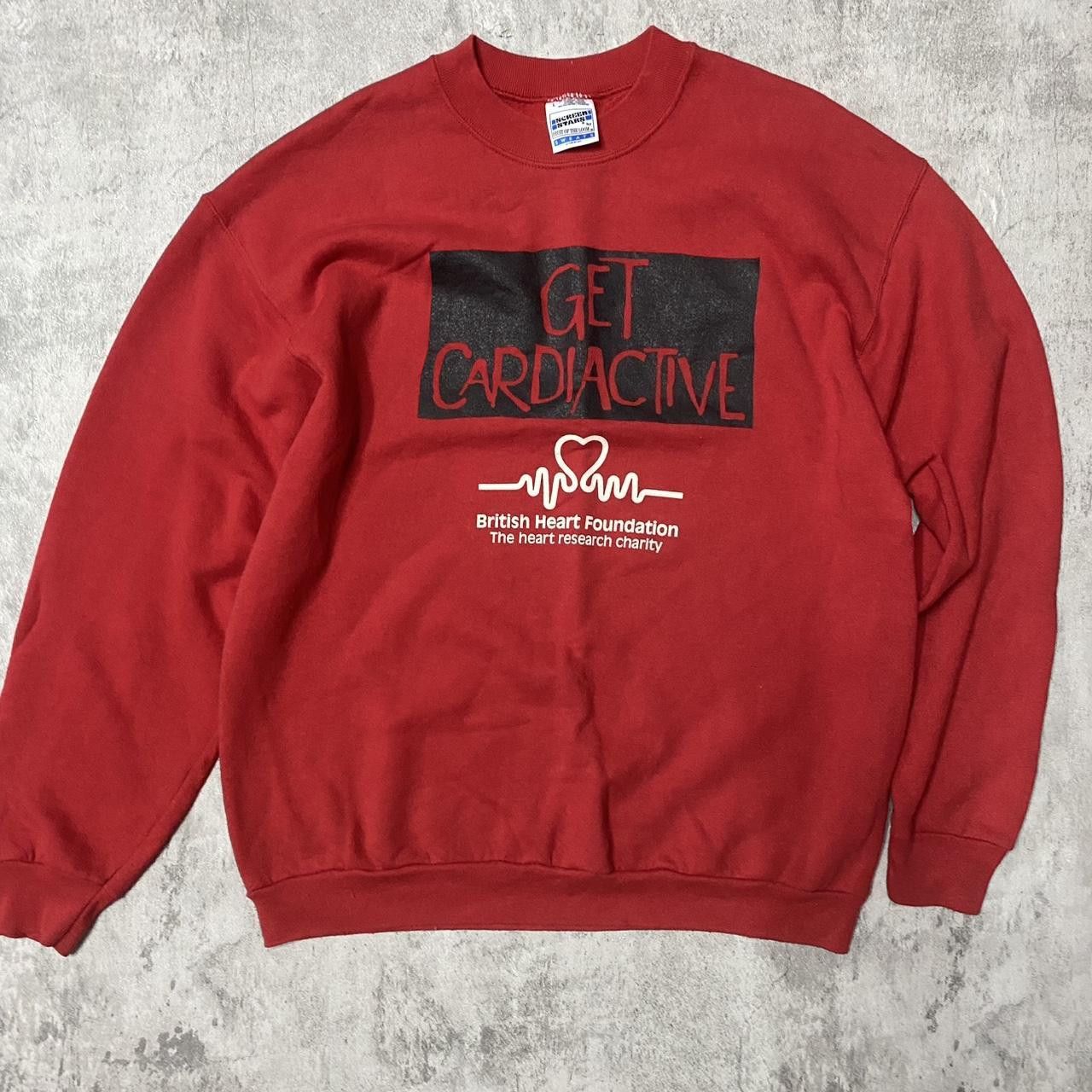 Other Red vintage 90s cardiac rehab sweatshirt streetwear Size US L / EU 52-54 / 3 - 1 Thumbnail