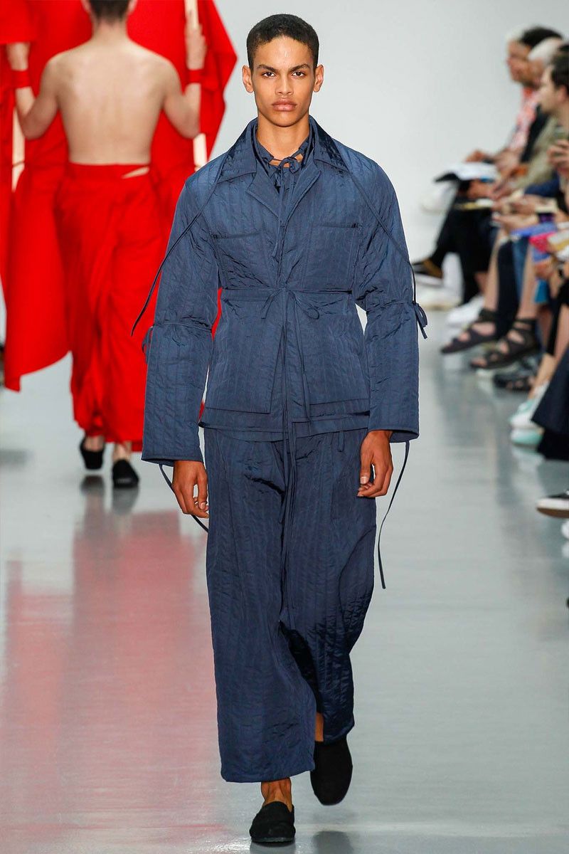 Craig Green S/S16 Runway Two-Piece Navy Quilted Nylon Work Suit Size 38R - 1 Thumbnail