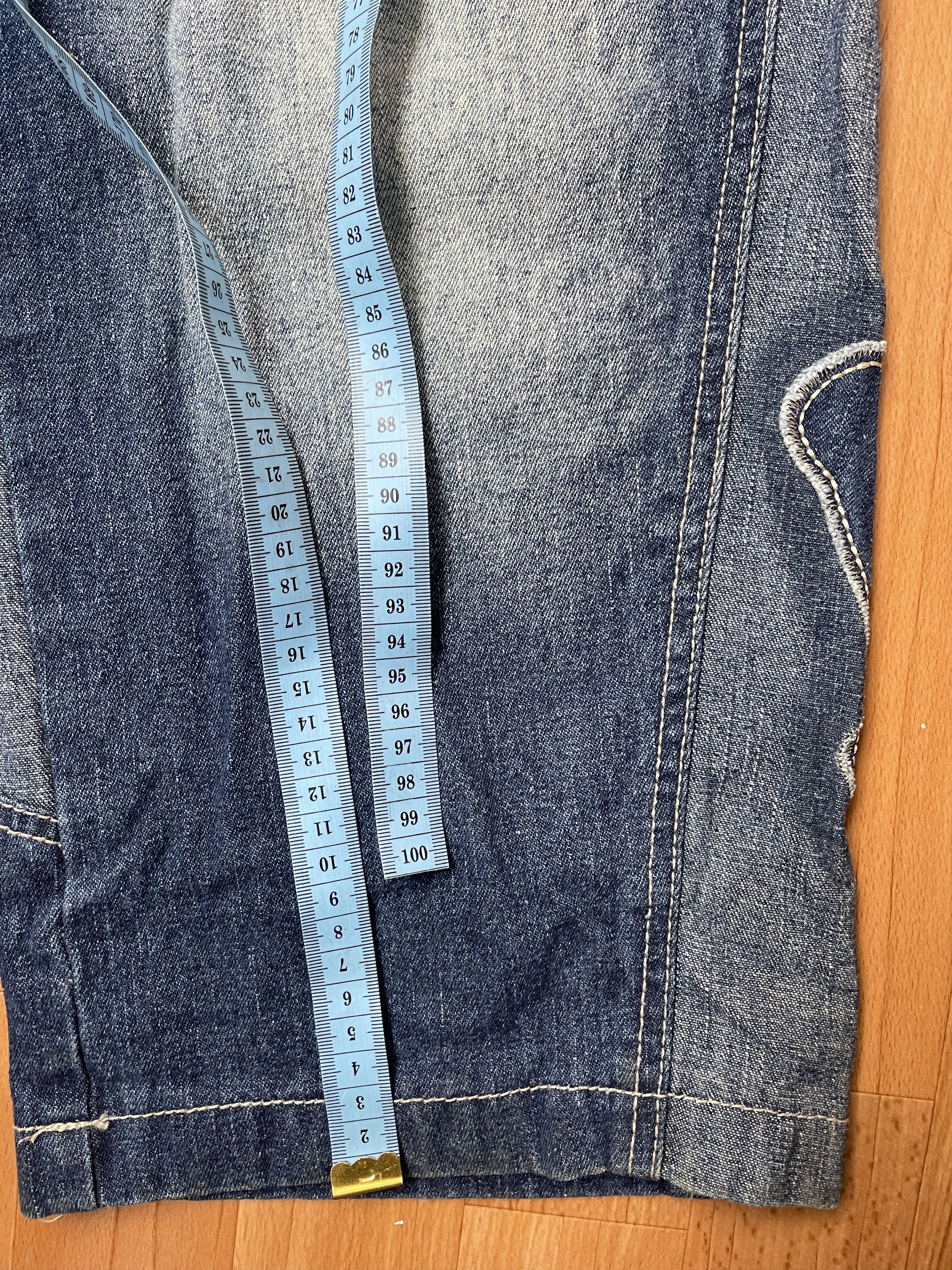 Other Raw Blue jeans, Bronx Brooklyn, vintage baggy 90s hip hop 36 Size US 36 / EU 52 - 16 Thumbnail