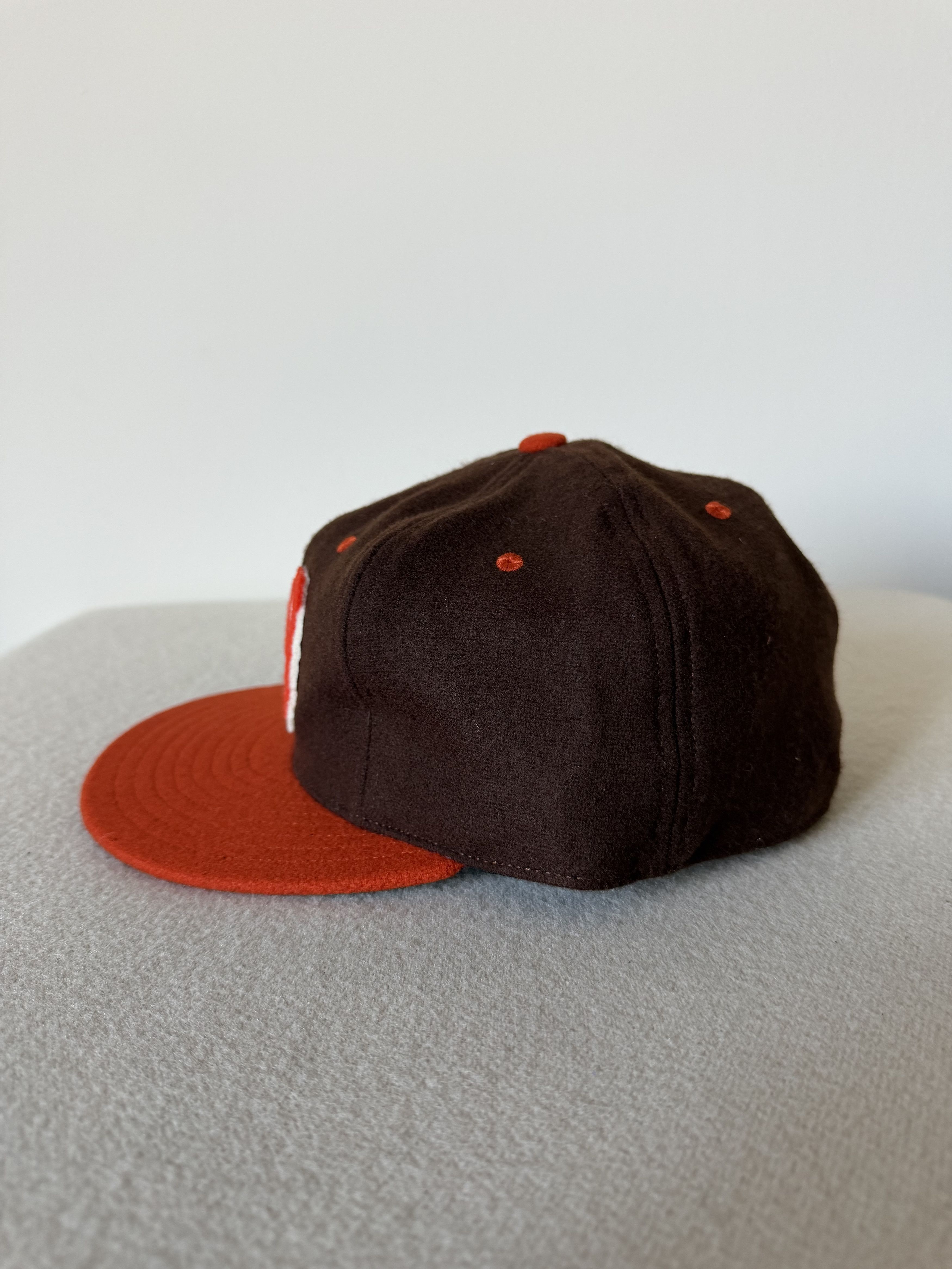 Ebbets Field Flannels 7 3/8 Ebbets Satchel Paige 1952 Signature Series Hat Size ONE SIZE - 2 Thumbnail