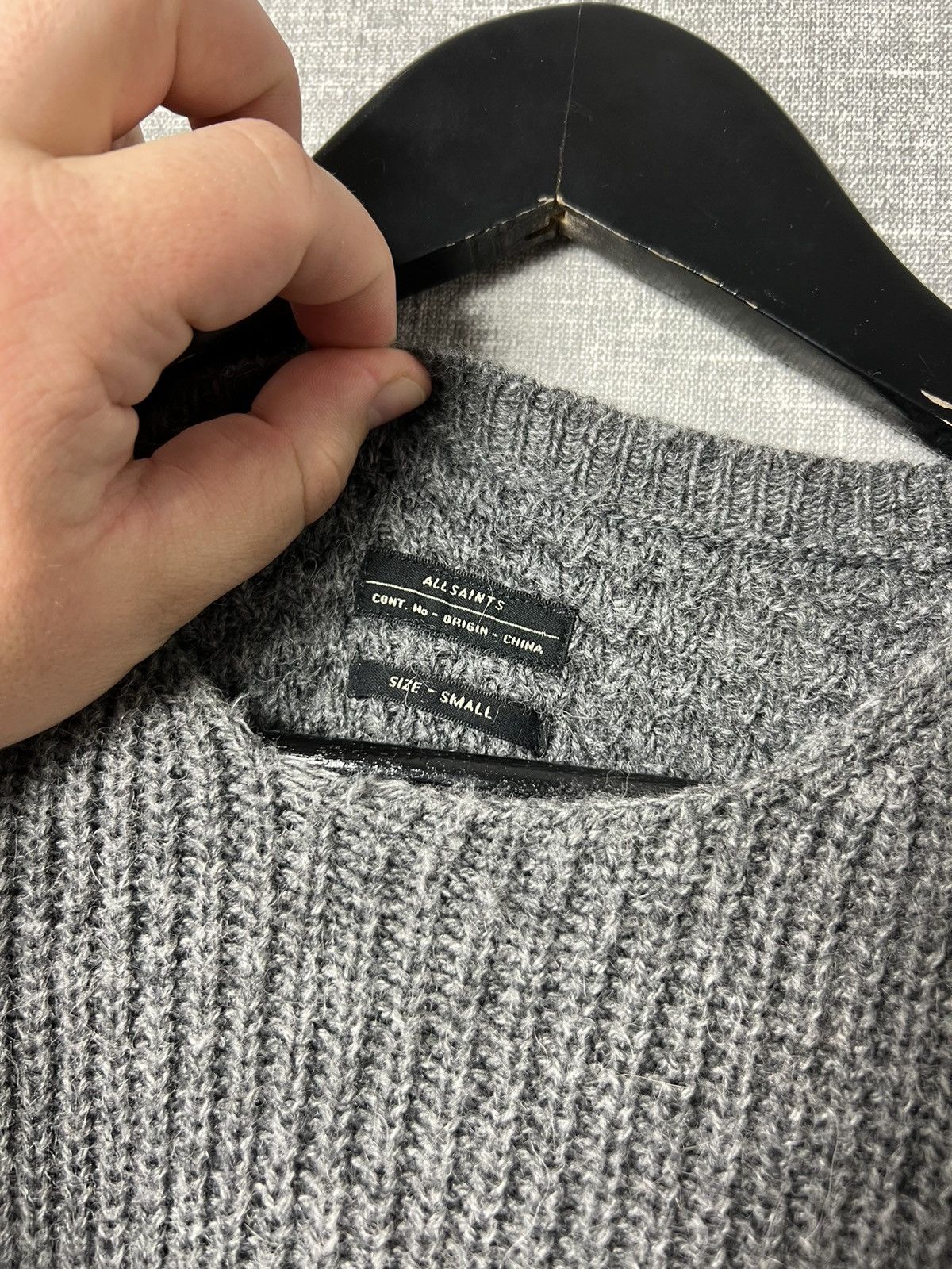 Allsaints Allsaints Wreck Crew Wool / Alpaca / Nylon Knit Sweater Size US S / EU 44-46 / 1 - 7 Thumbnail
