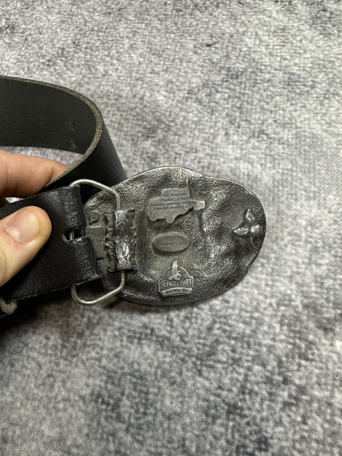 Vintage Y2K Vintage American Trucker Logo 1988 Belts Streetwear USA Size ONE SIZE - 3 Thumbnail