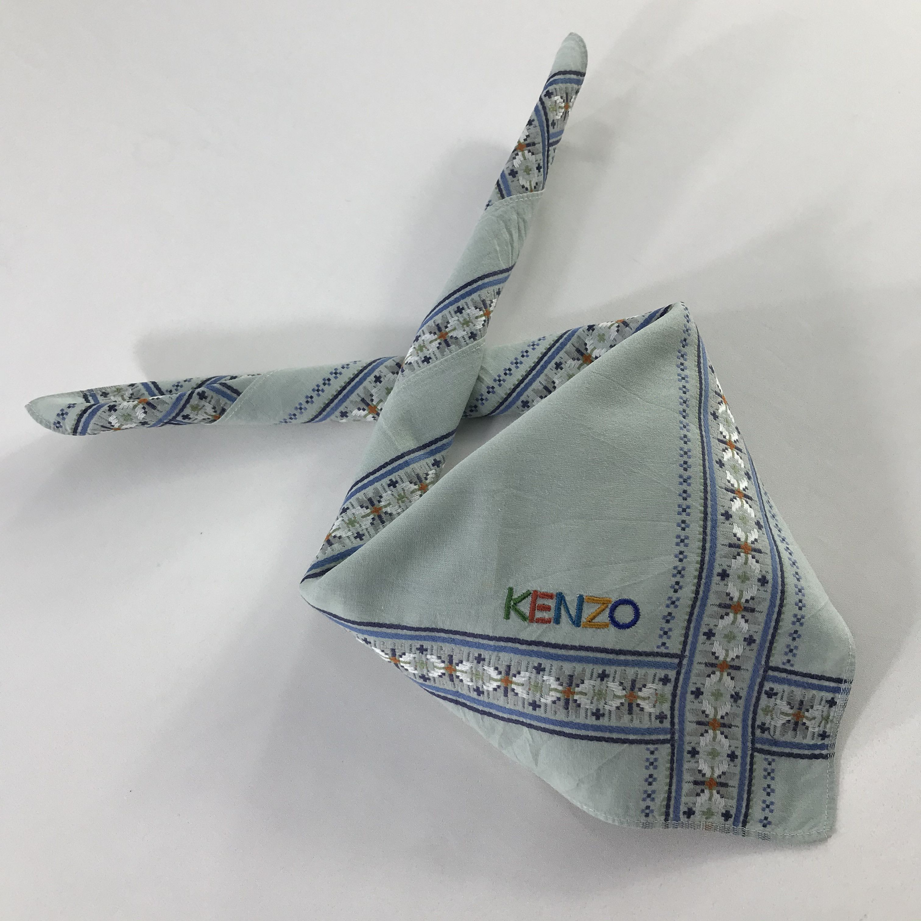 Kenzo × Vintage Kenzo Bandana / Handkerchief / Neckerchief - S417 Size ONE SIZE - 4 Thumbnail