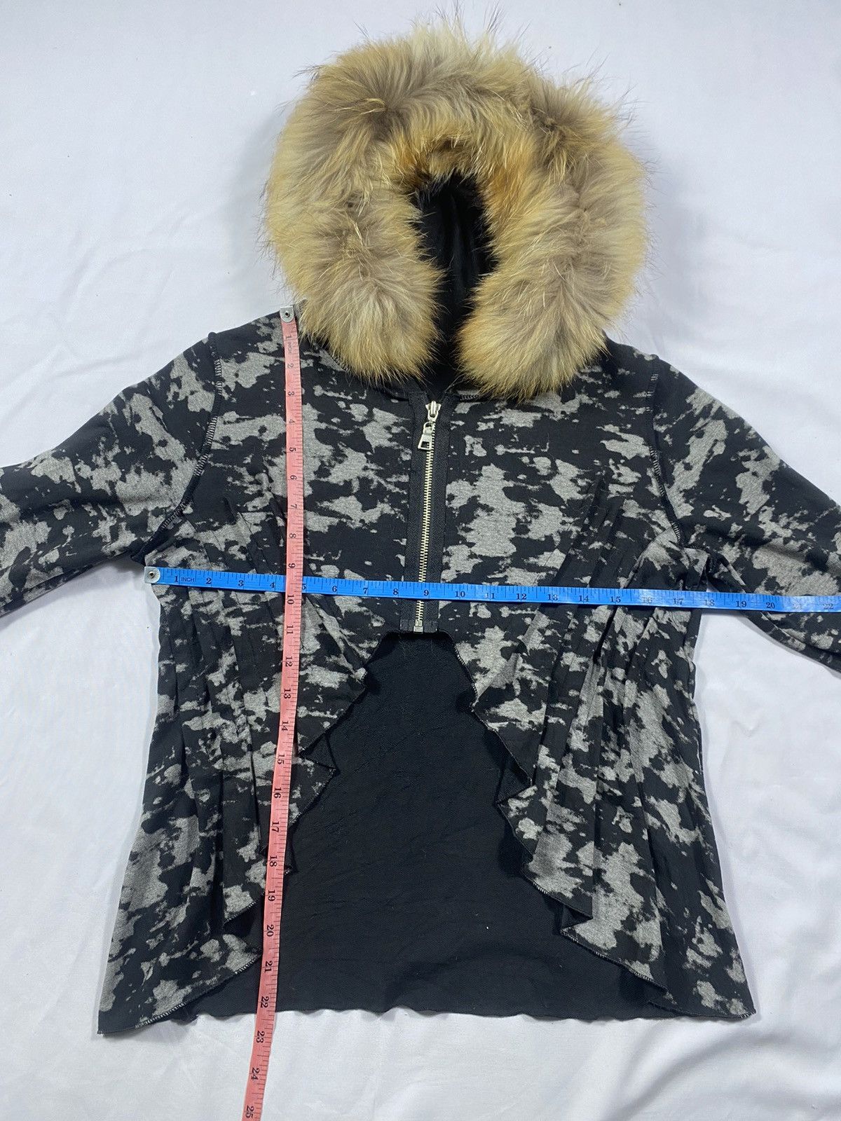 Vintage undefined crazy Abstrak furr zip hoodie Size US M / EU 48-50 / 2 - 4 Thumbnail