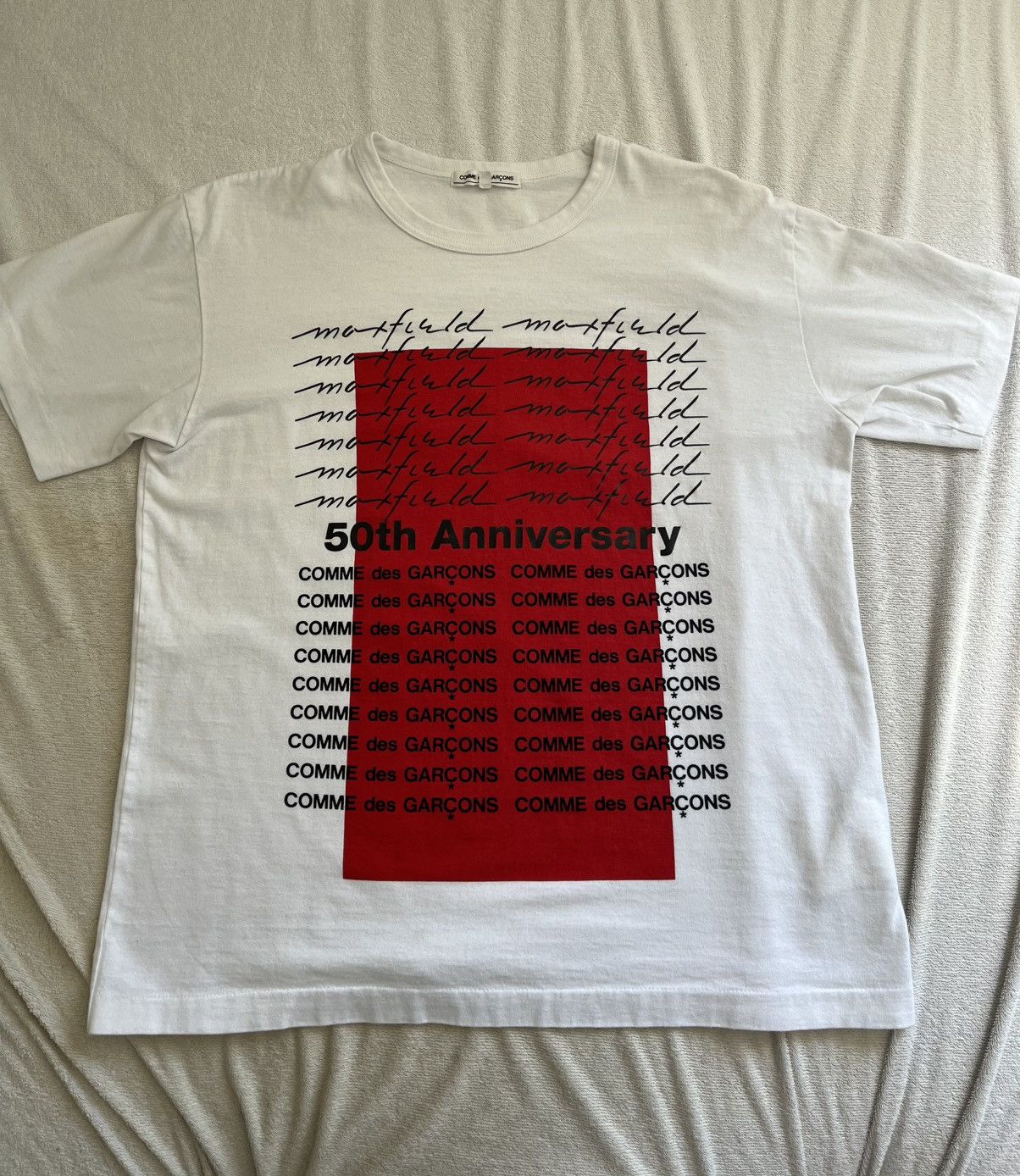 Comme des Garcons Homme Comme des Garçons x Maxfield 50th Anniversary T Shirt Size US XL / EU 56 / 4 - 1 Thumbnail
