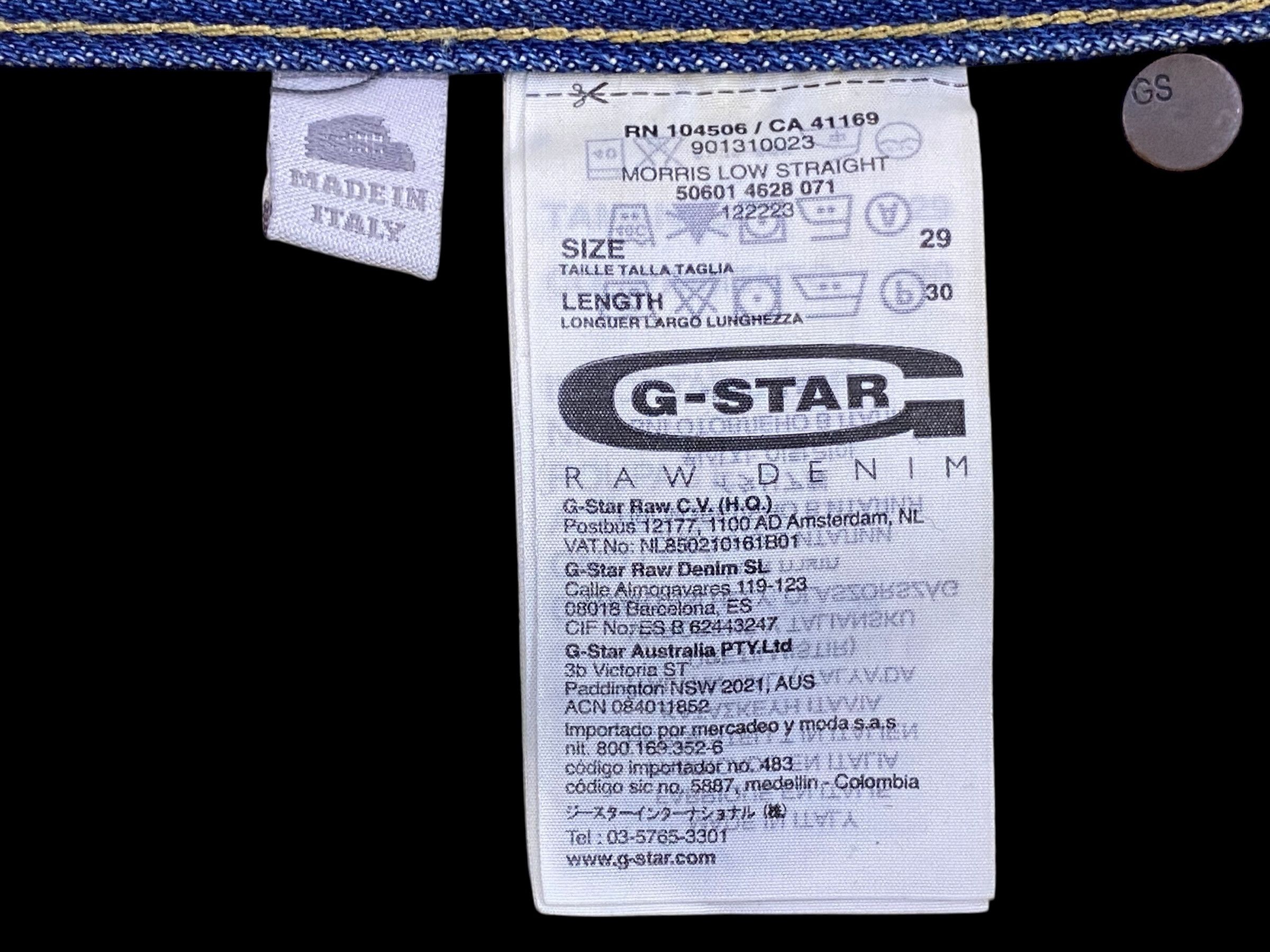 G-Star GStar Raw Jeans Knee Distressed Jeans Pants Size US 30 / EU 46 - 10 Thumbnail