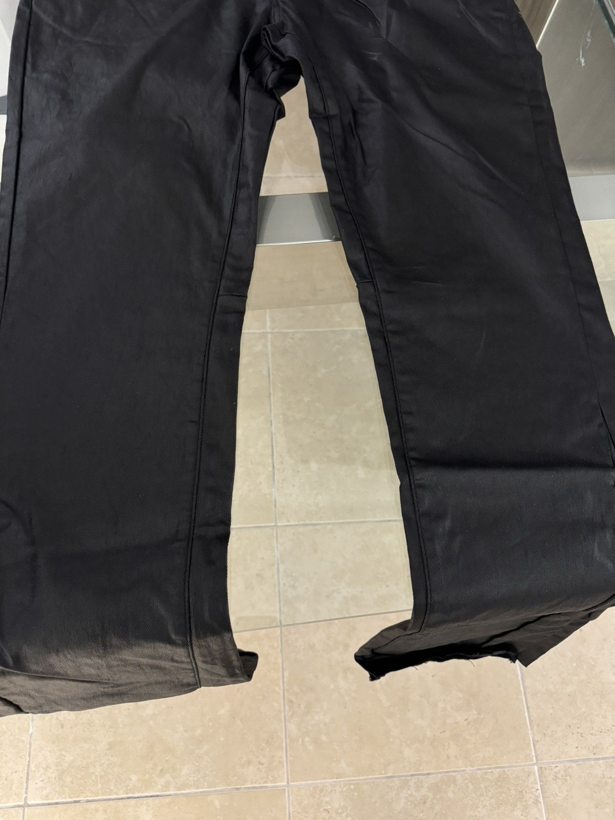 MNML WAXED DENIM JEANS Size US 34 / EU 50 - 3 Thumbnail