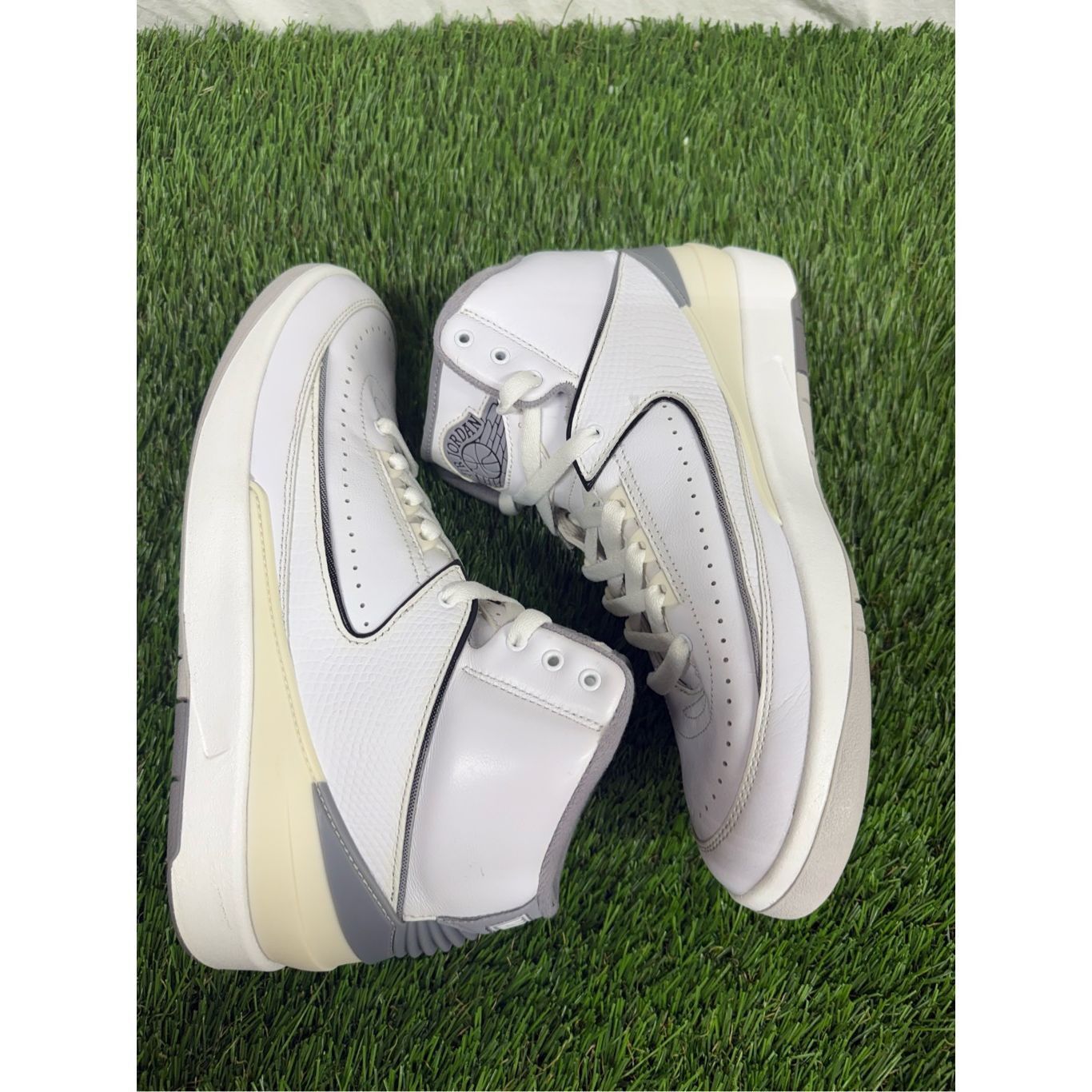 Jordan Brand Size 9 Jordan 2 White Cement Grey Clean VNDS FIRE OG All Size US 9 / EU 42 - 5 Thumbnail