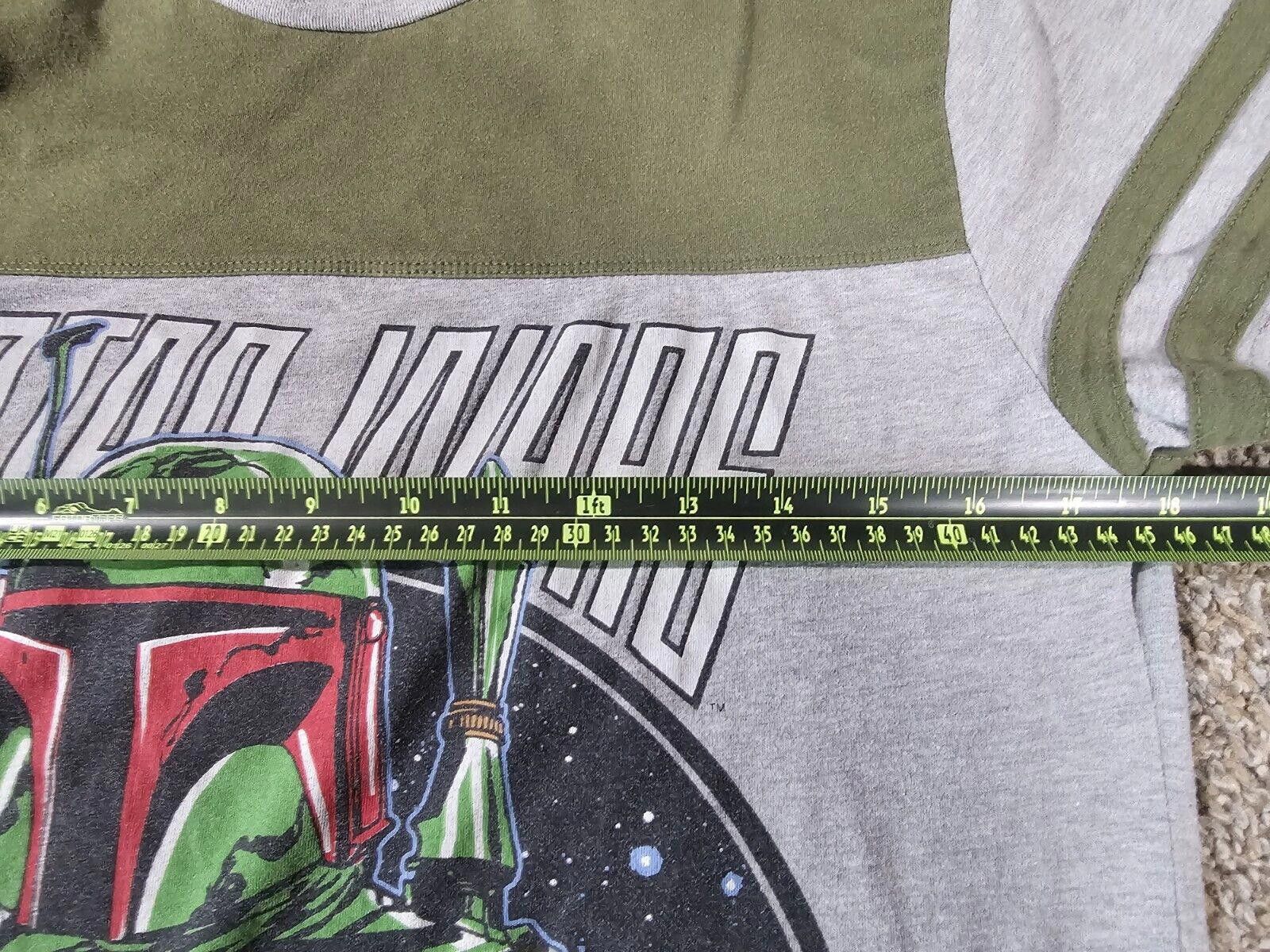 Star Wars Disney Star Wars Boba Fett S Mens Gray Graphic Logo Tshirt Size US S / EU 44-46 / 1 - 4 Thumbnail