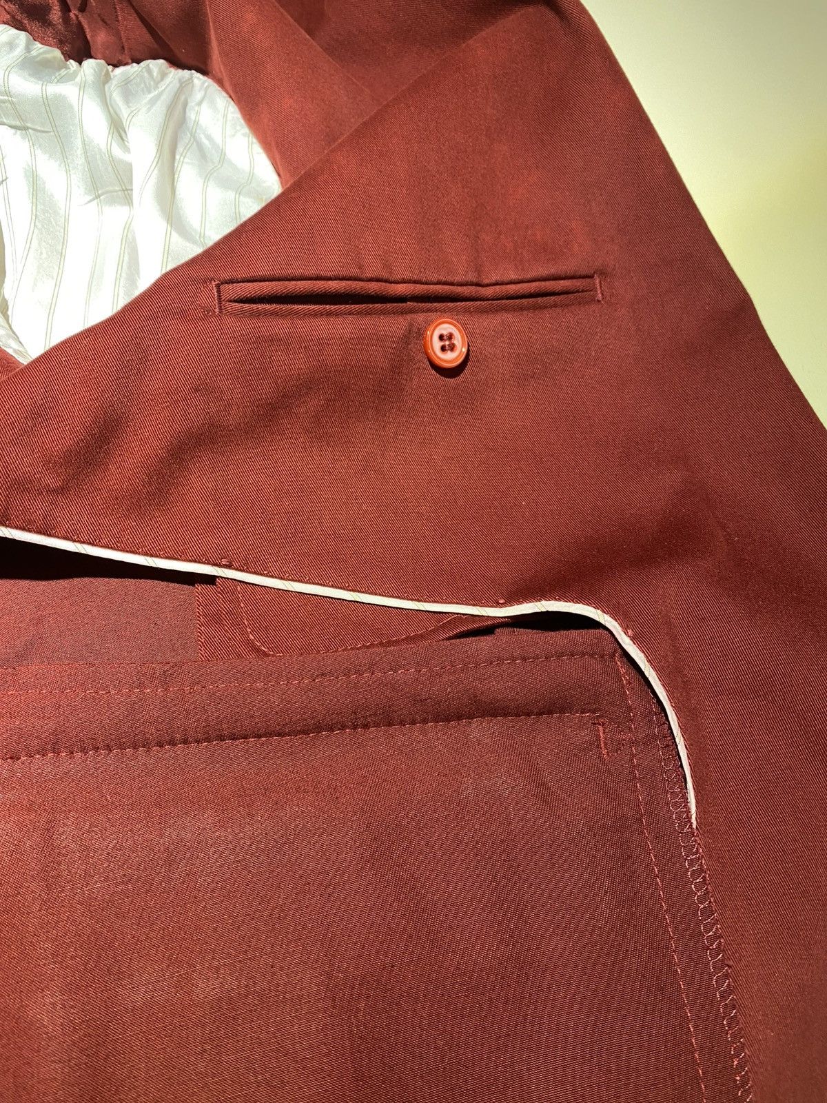 Carven Carven Paris Red/Burgundy Blazer Size 52 Size 52R - 7 Thumbnail