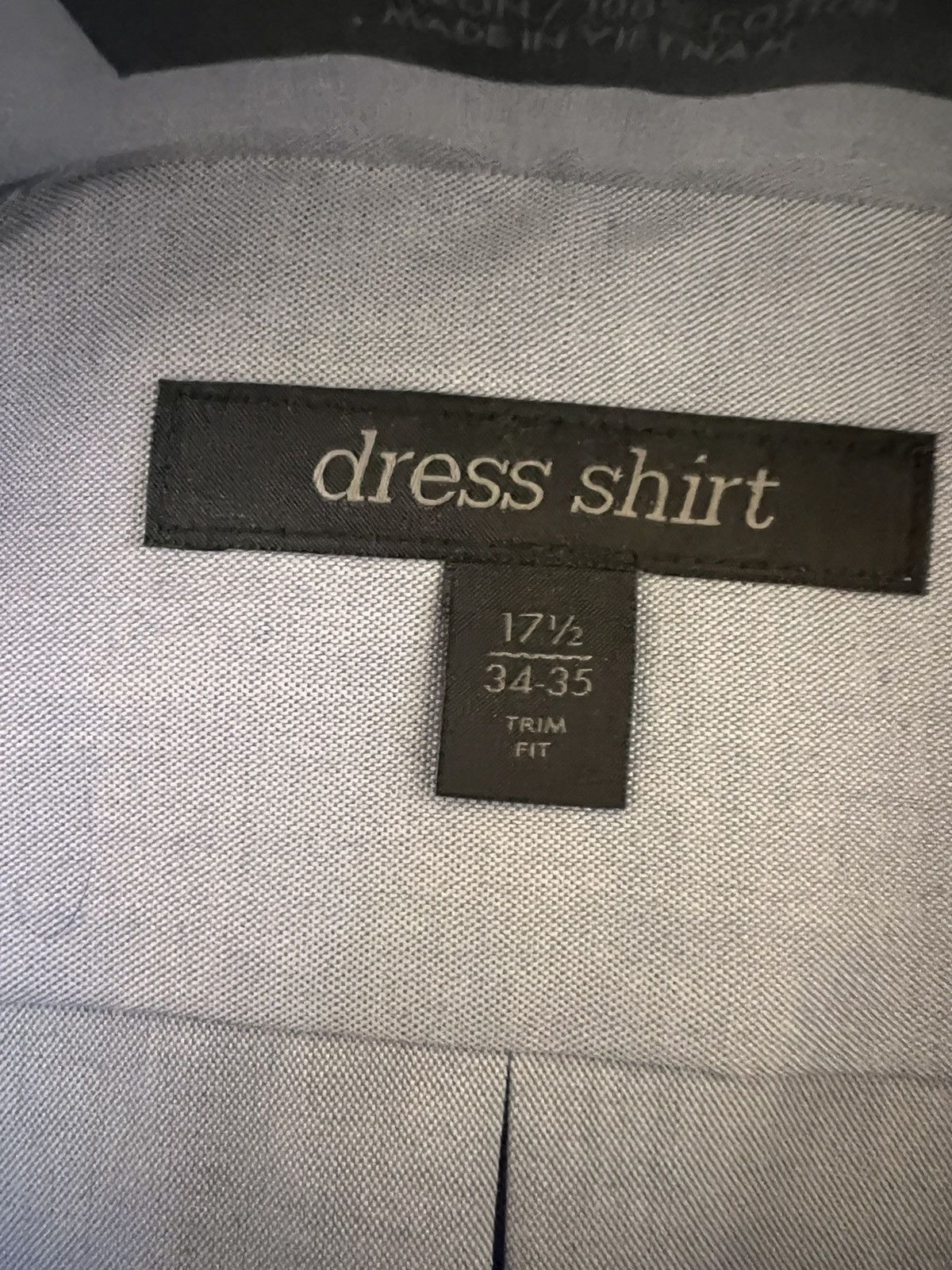 Nordstrom Nordstrom Rack Blue shirt 17.5 cotton Slim New with tags Size US XL / EU 56 / 4 - 2 Thumbnail