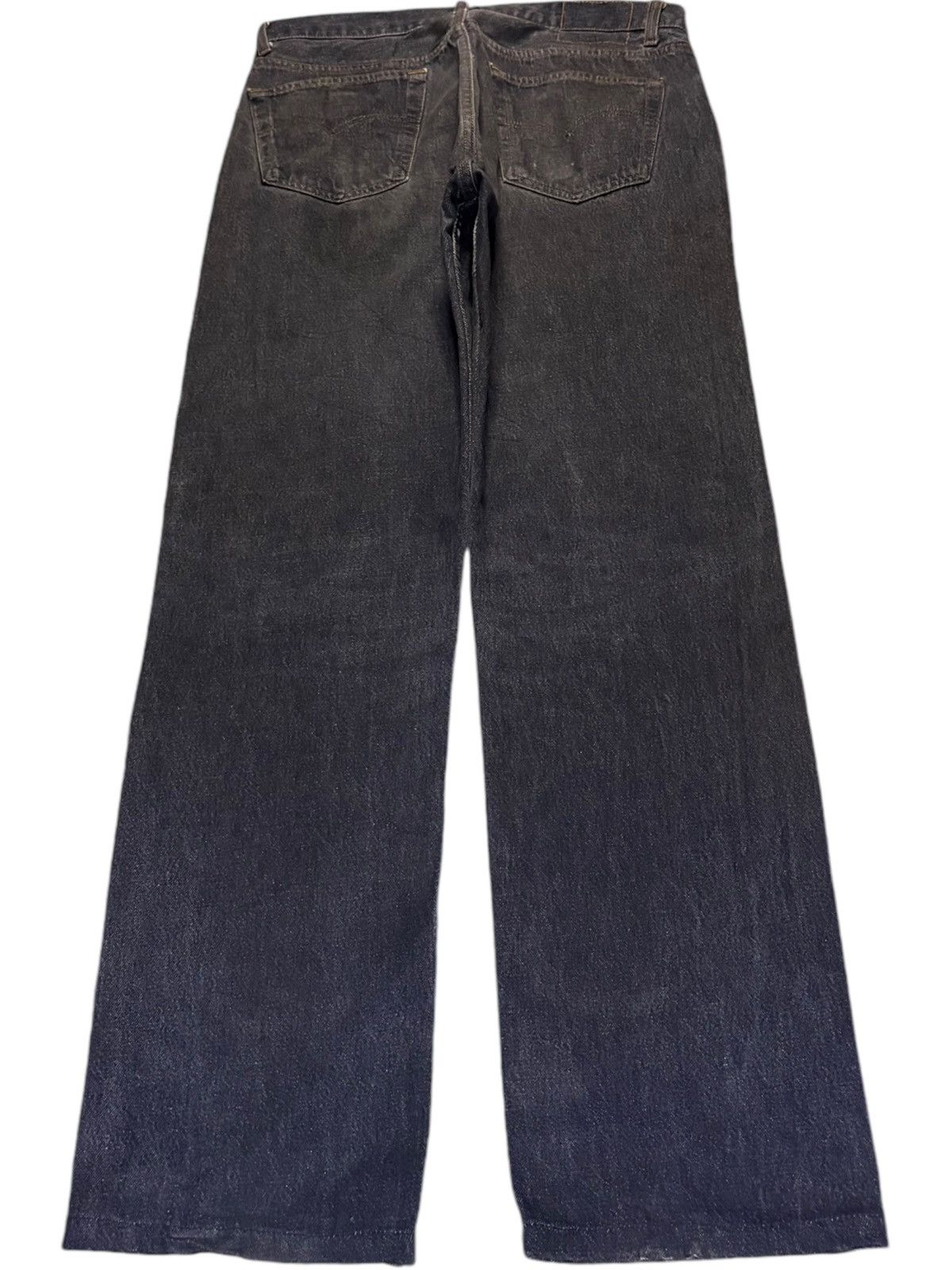 Vintage 90s Levis 501 Black Distressed Loose Jeans