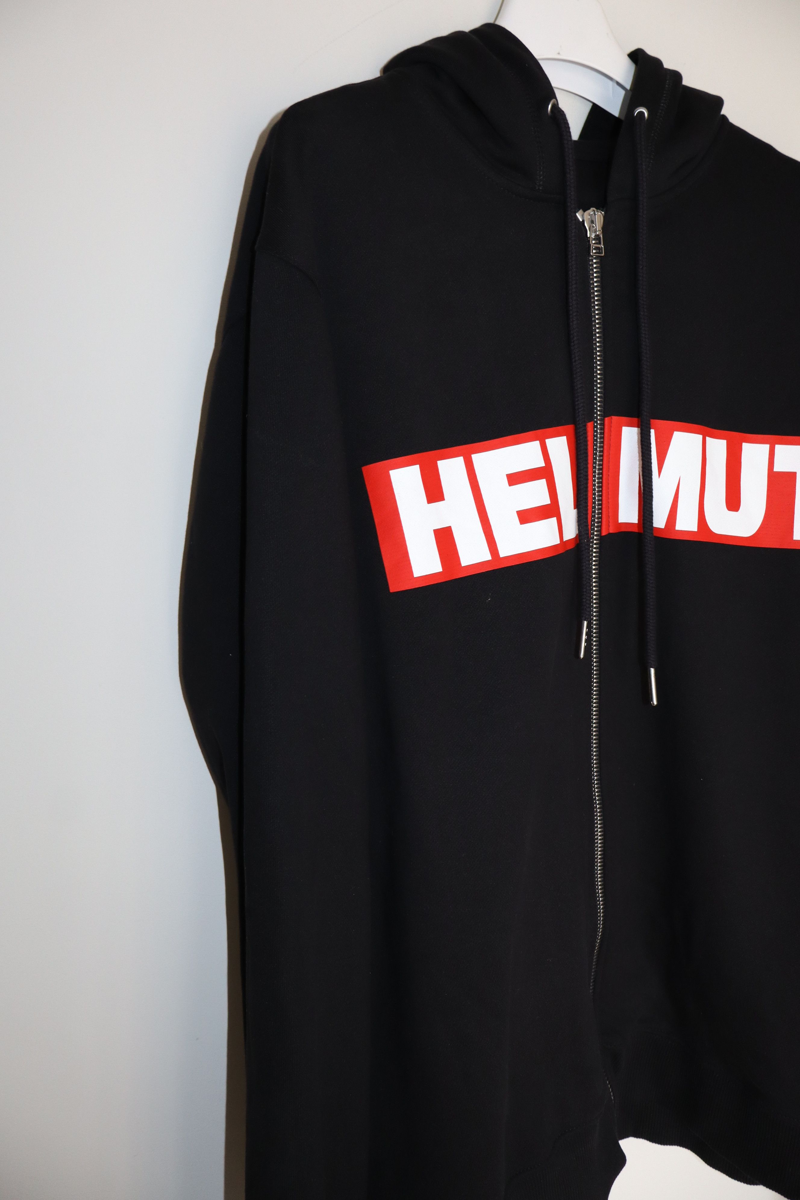 Helmut Lang Classic logo print hoodie Size US XL / EU 56 / 4 - 8 Thumbnail