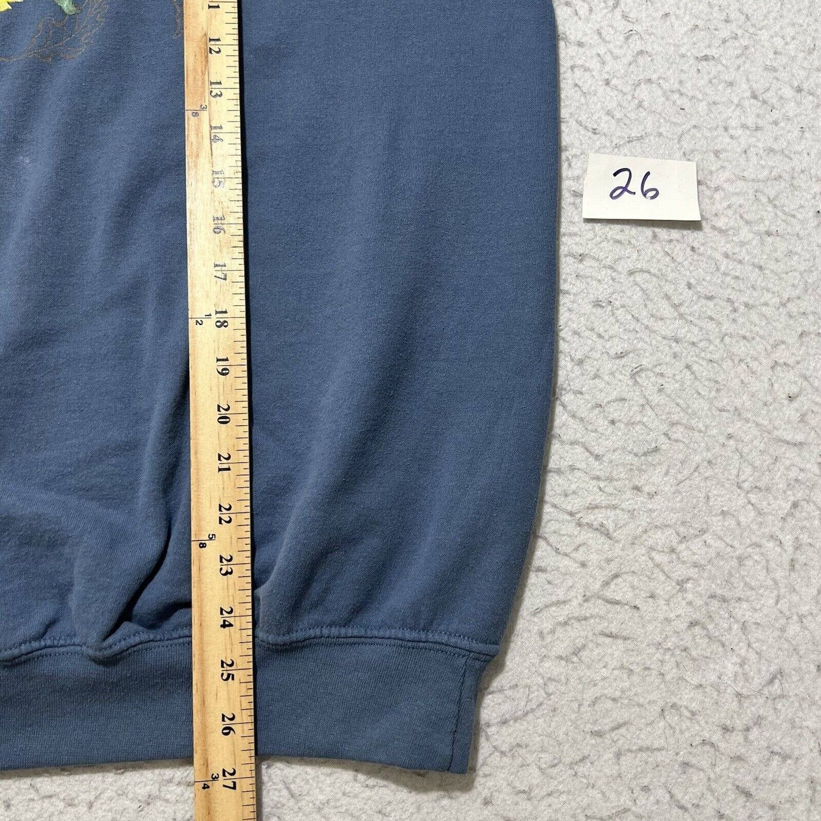 Gildan Gildan Heavy Blend Sunflowers Crewneck Sweatshirt Blue Size L / US 10 / IT 46 - 9 Thumbnail