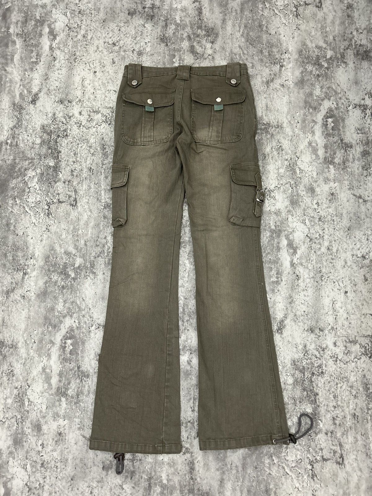If Six Was Nine Japanese Brand Diva Multipocket Boot Cut cargo pans Size US 28 / EU 44 - 2 Thumbnail