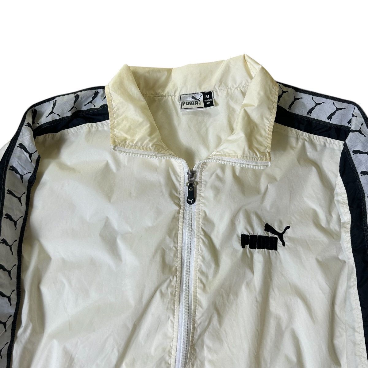 Puma Vintage Puma Logo Windbreaker Jacket Size US XL / EU 56 / 4 - 3 Thumbnail