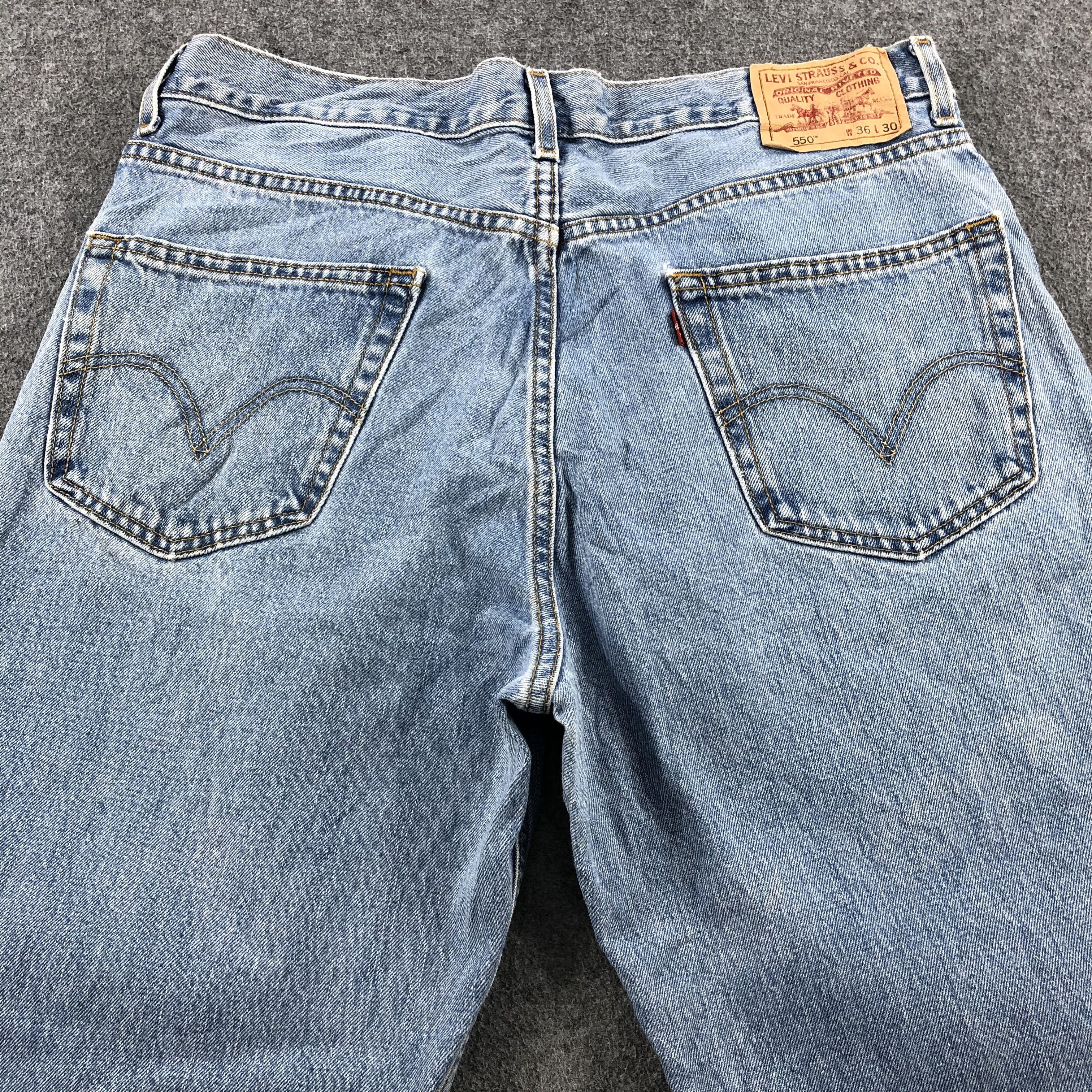 Levi's × Vintage Vintage Blue Wash Levis 550 Jeans-JM1959 Size US 37 - 5 Thumbnail