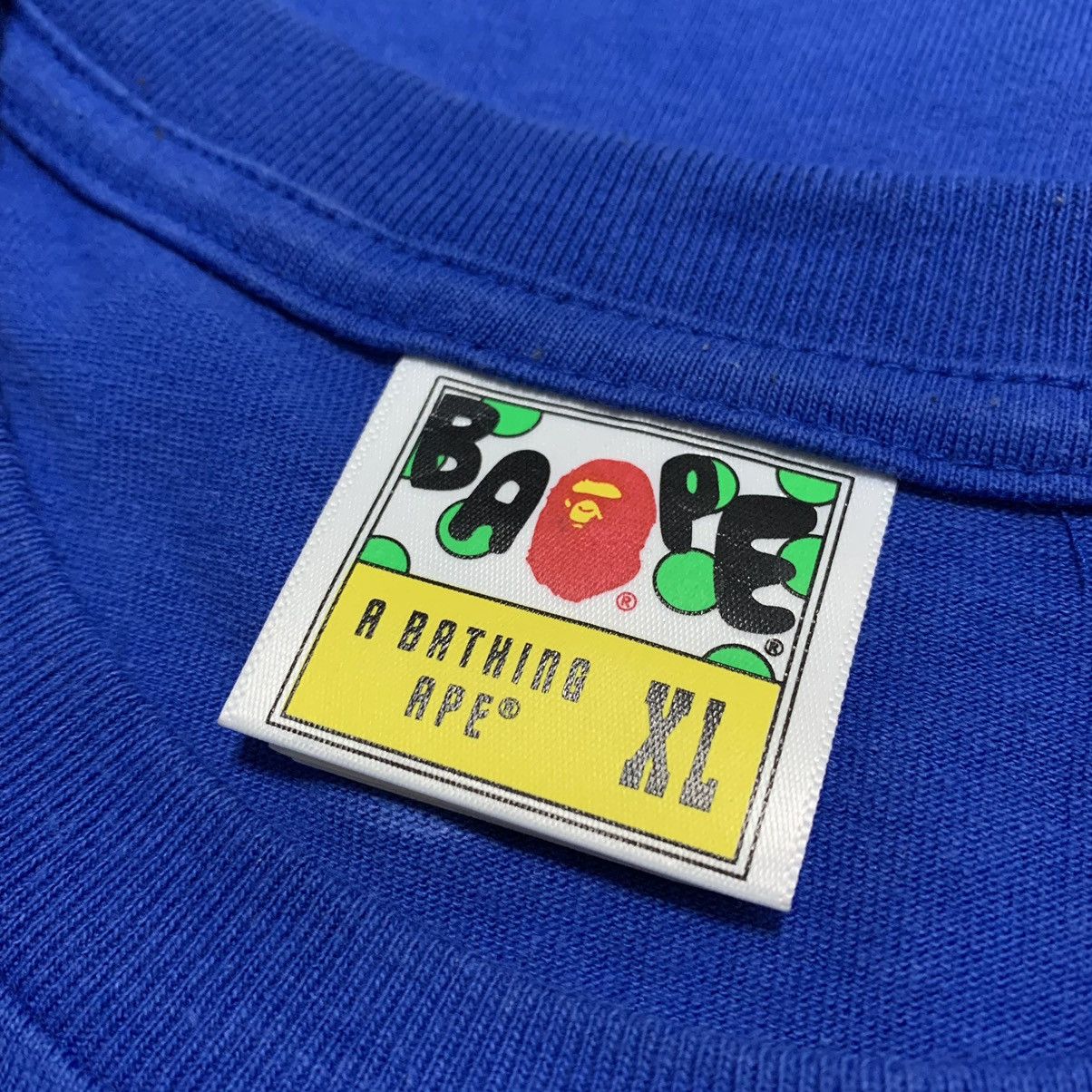Bape Bape XL Tiger Shark Blue Tee A Bathing Ape Size US XL / EU 56 / 4 - 5 Thumbnail