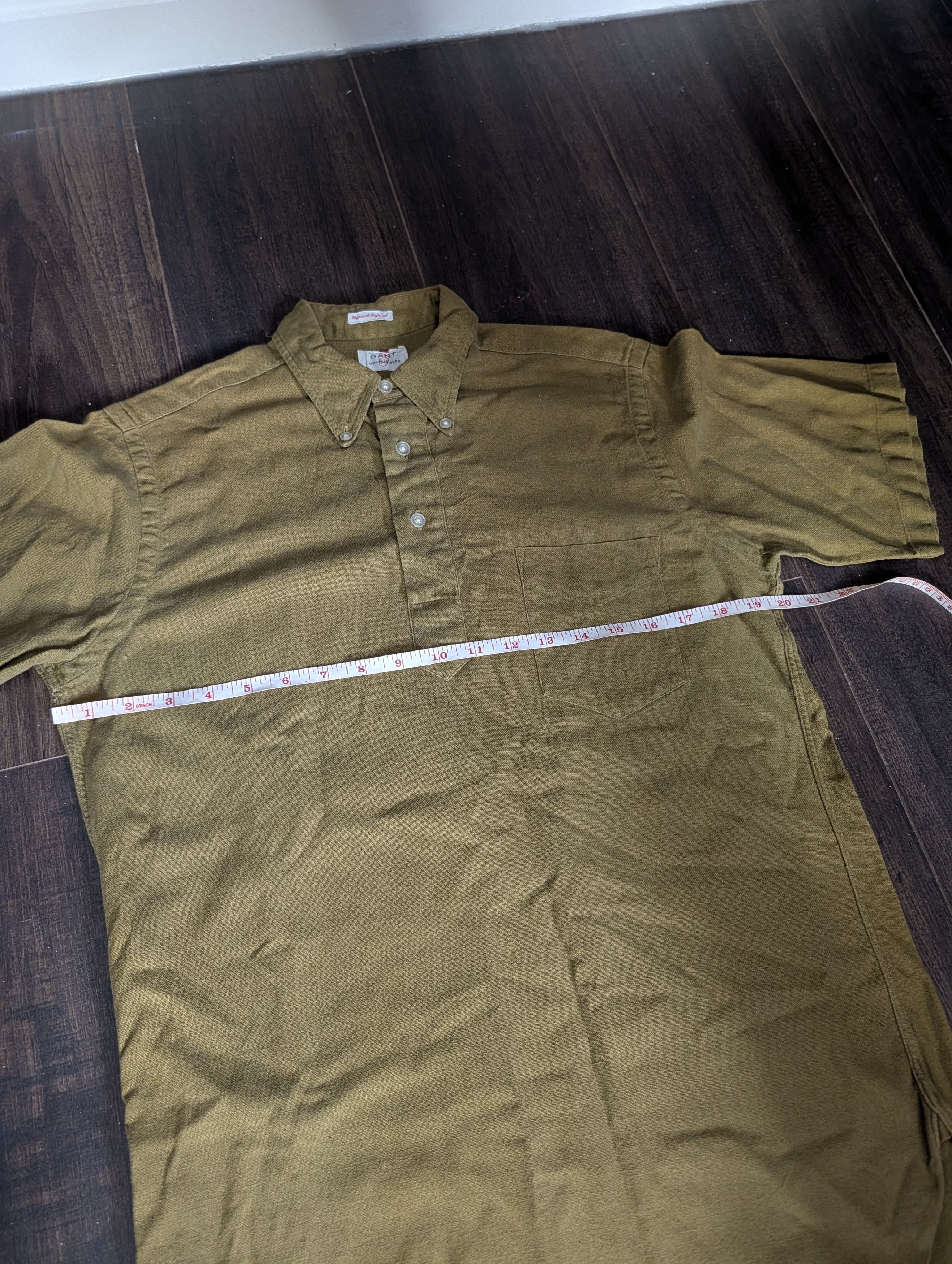 Gant Vintage Hopsack Oxford cotton S/S dress polo sz15 Size US S / EU 44-46 / 1 - 14 Thumbnail