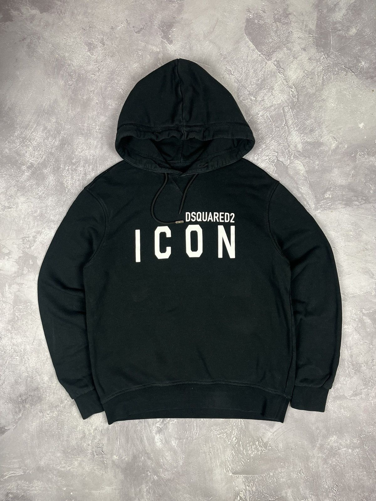 Dsquared2 Dsquared Icon Hoodie Black Big Logo Size US M / EU 48-50 / 2 - 1 Thumbnail