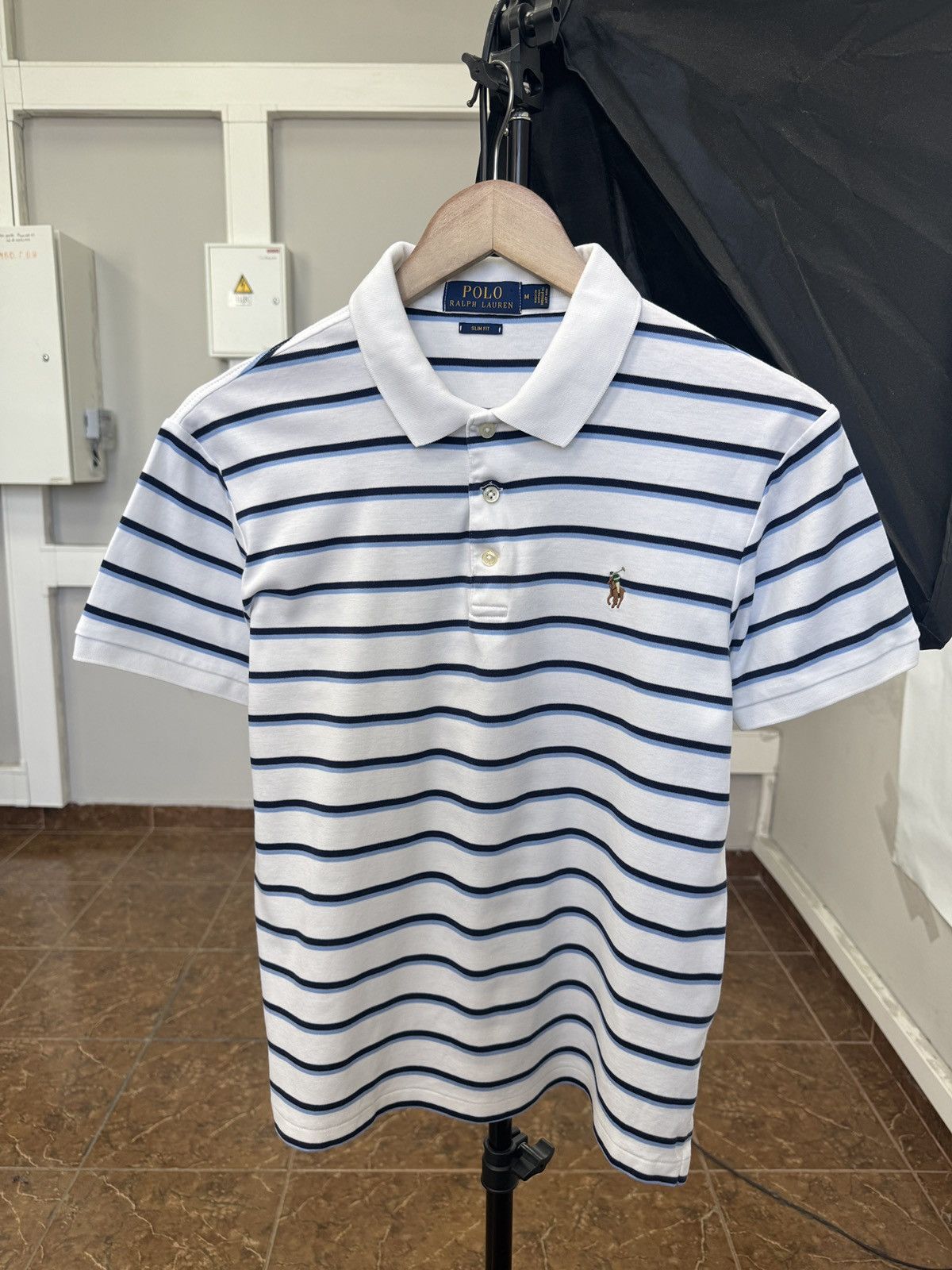 🇺🇸 Polo Ralph Lauren Slim Fit Polo T-Shirt Rare Retro Hype