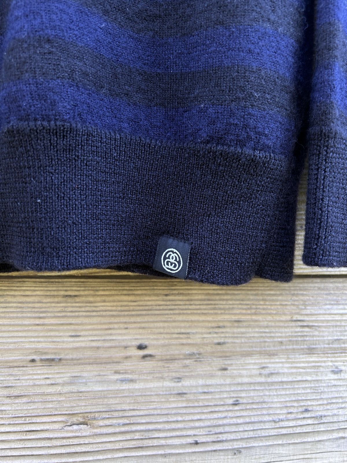 Stussy Vintage Stussy Authentics Striped Wool Sweater Size US L / EU 52-54 / 3 - 2 Thumbnail