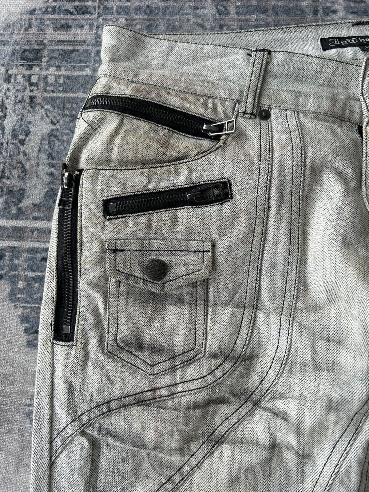 In The Attic In The Attic Flared Tactical Pants Size US 33 - 7 Thumbnail