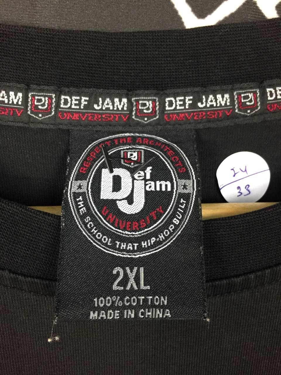 Band Tees Vtg DEF JAM University The School That Hip-Hop Built Tee Size US XXL / EU 58 / 5 - 9 Thumbnail