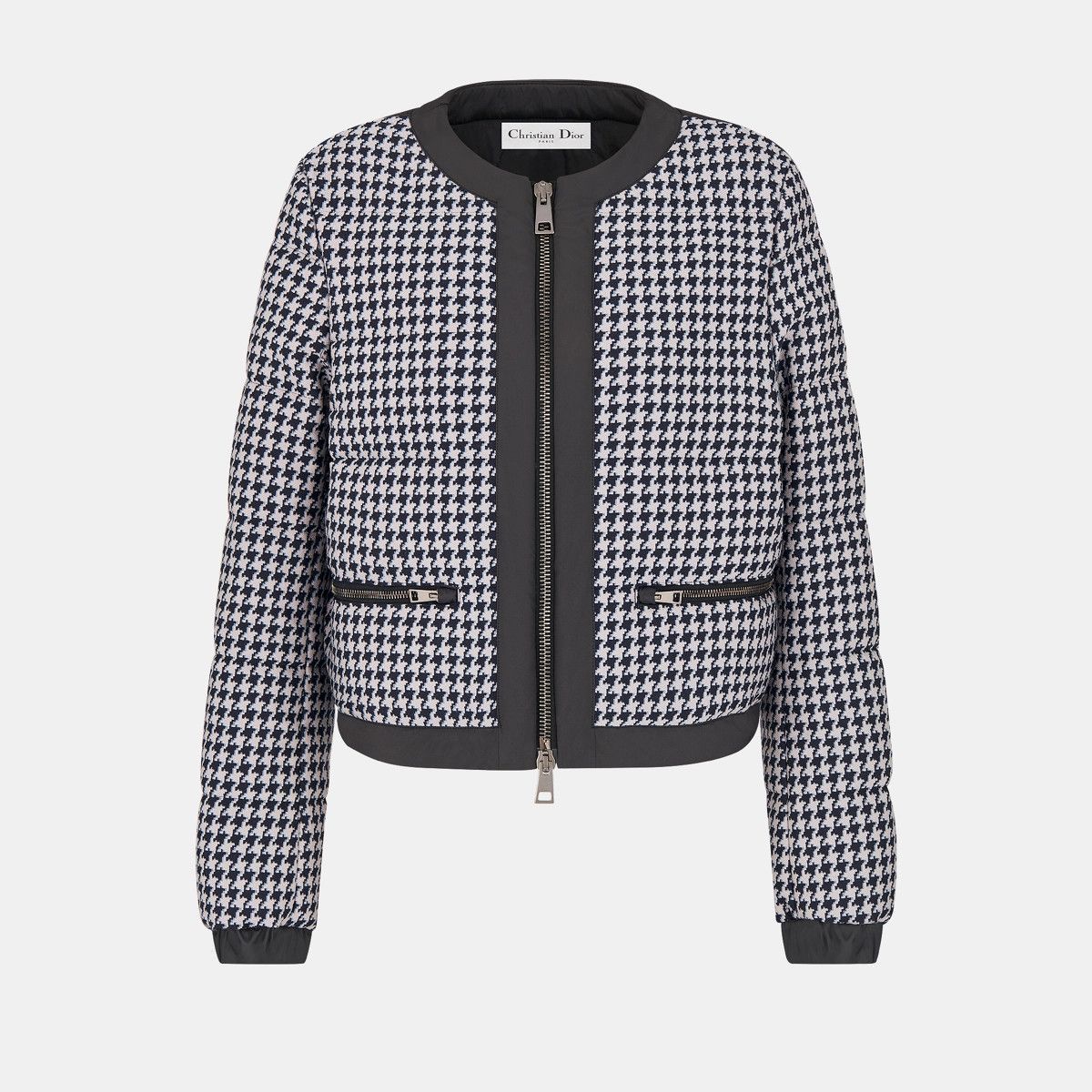o1bcso1str0225 Quilted Jacket in Blue/White