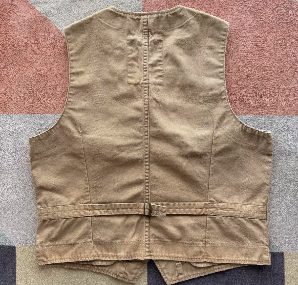 Denim & Supply Ralph Lauren Denim Supply Ralph Lauren Distressed Canvas Cargo Vest K22 Size US L / EU 52-54 / 3 - 2 Thumbnail