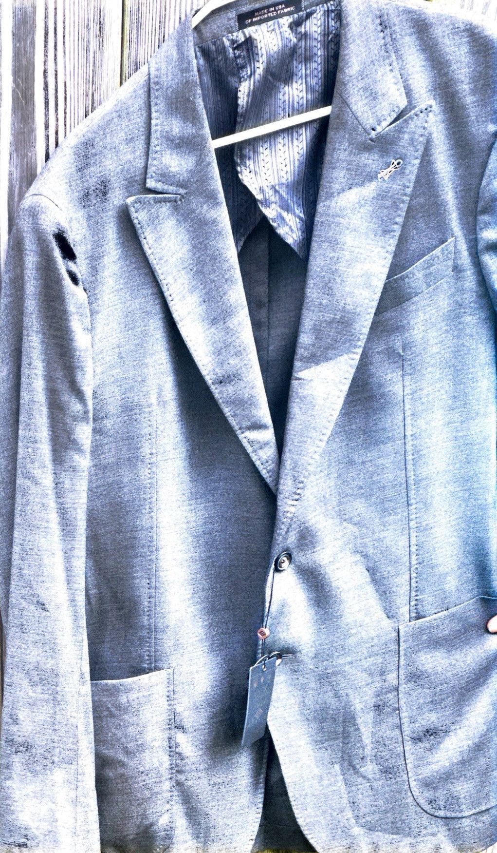 Joseph Abboud Joseph Abboud 100% Cashmere America Bespoke Blazer Size 44L - 8 Thumbnail