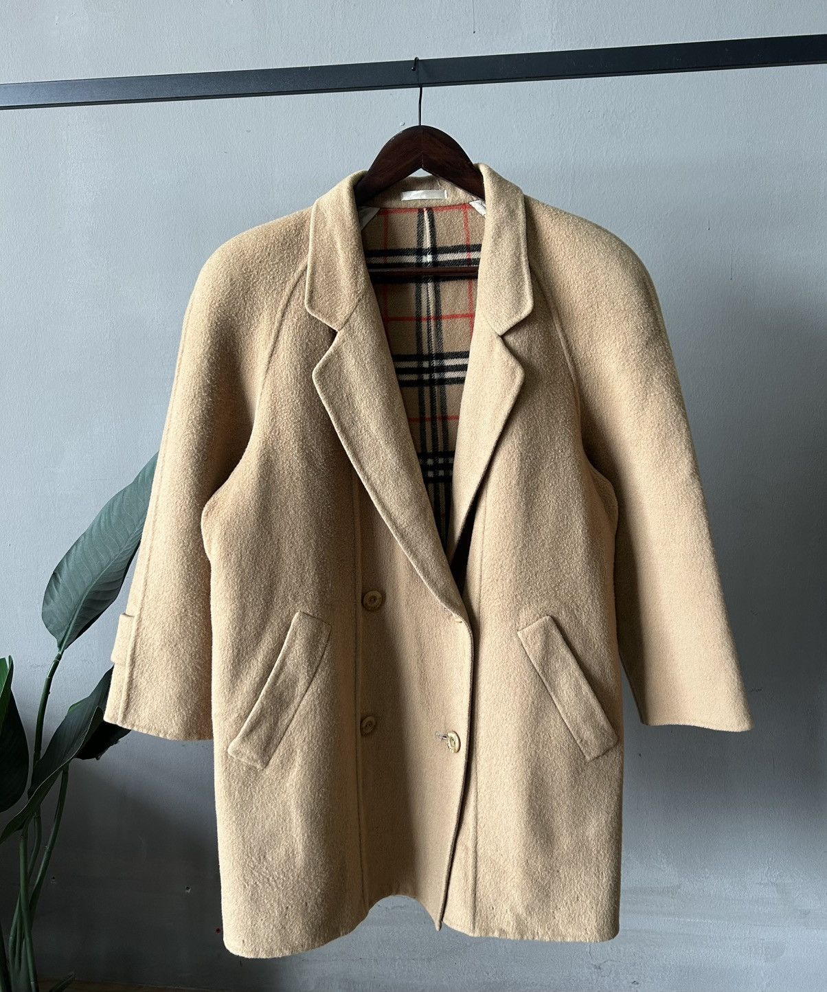 Burberry Burberry NovaCheck Wool Coat Size US L / EU 52-54 / 3 - 2 Thumbnail