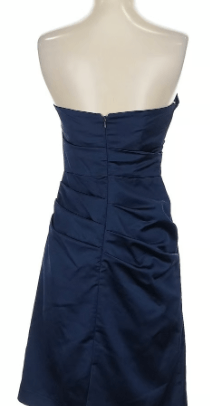 Other David's Bridal NBlue Strapless Bridesmaid/Prom Gown sz12 NWT Size XL / US 12-14 / IT 48-50 - 2 Thumbnail