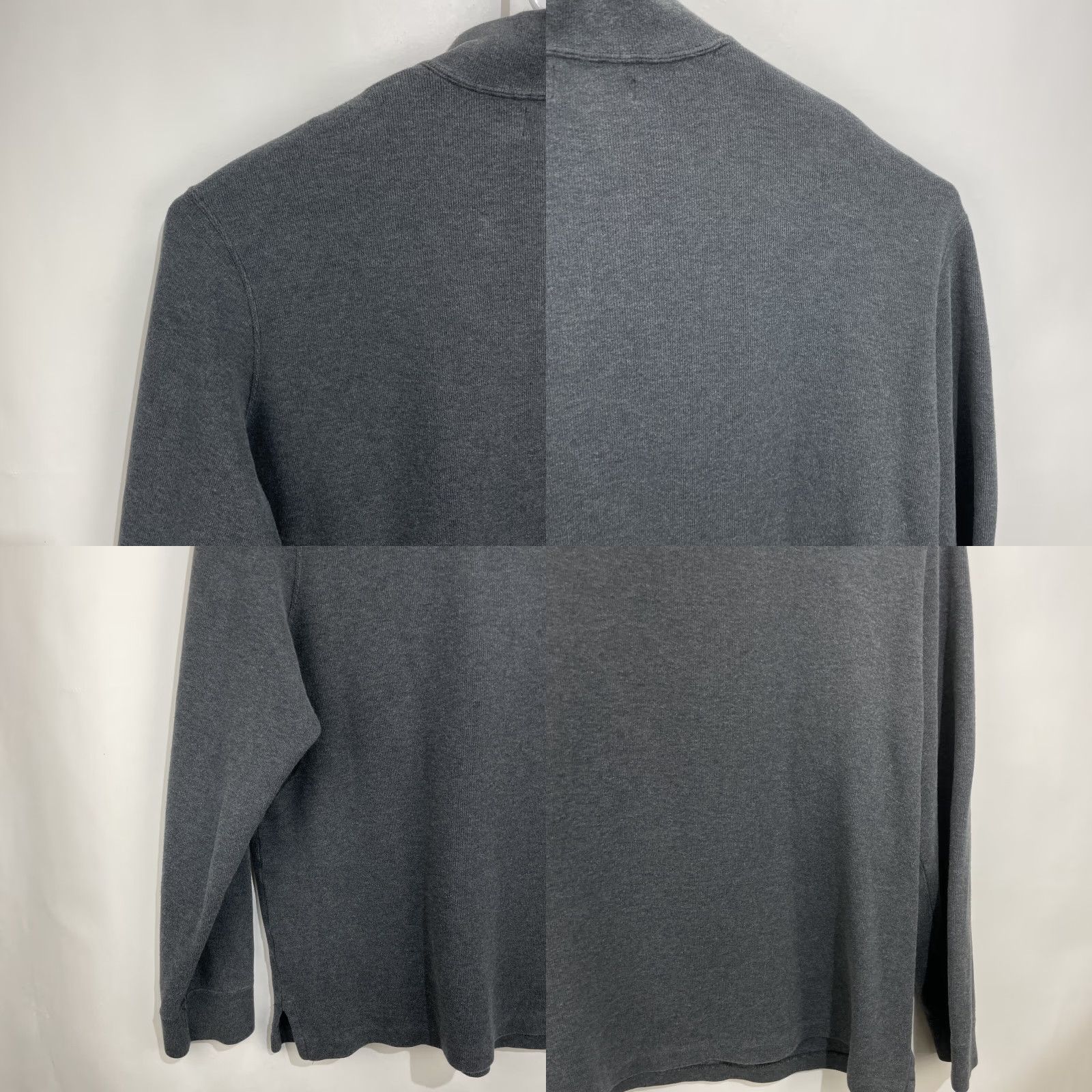 Polo Ralph Lauren VINTAGE Polo Ralph Lauren Sweater Mens 2XL Grey Cotton 1/4 Zip Mock Neck Pullover Casual Knit Pony Logo Classic Size US XXL / EU 58 / 5 - 9 Thumbnail