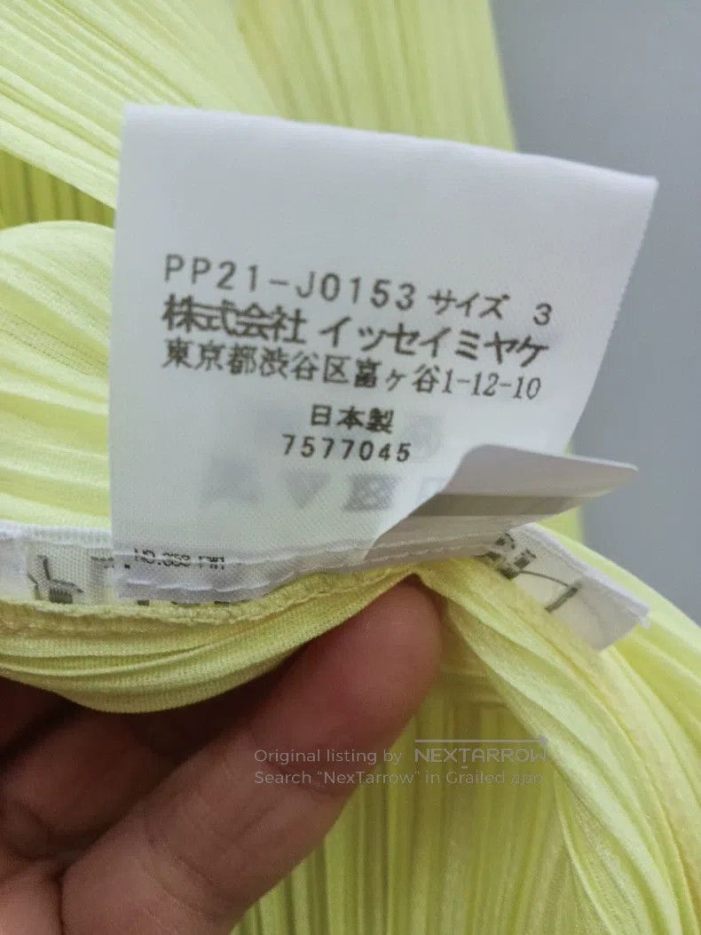 Issey Miyake Issey Miyake Pleated Cardigan - Bright Yellow Size L / US 10 / IT 46 - 3 Thumbnail