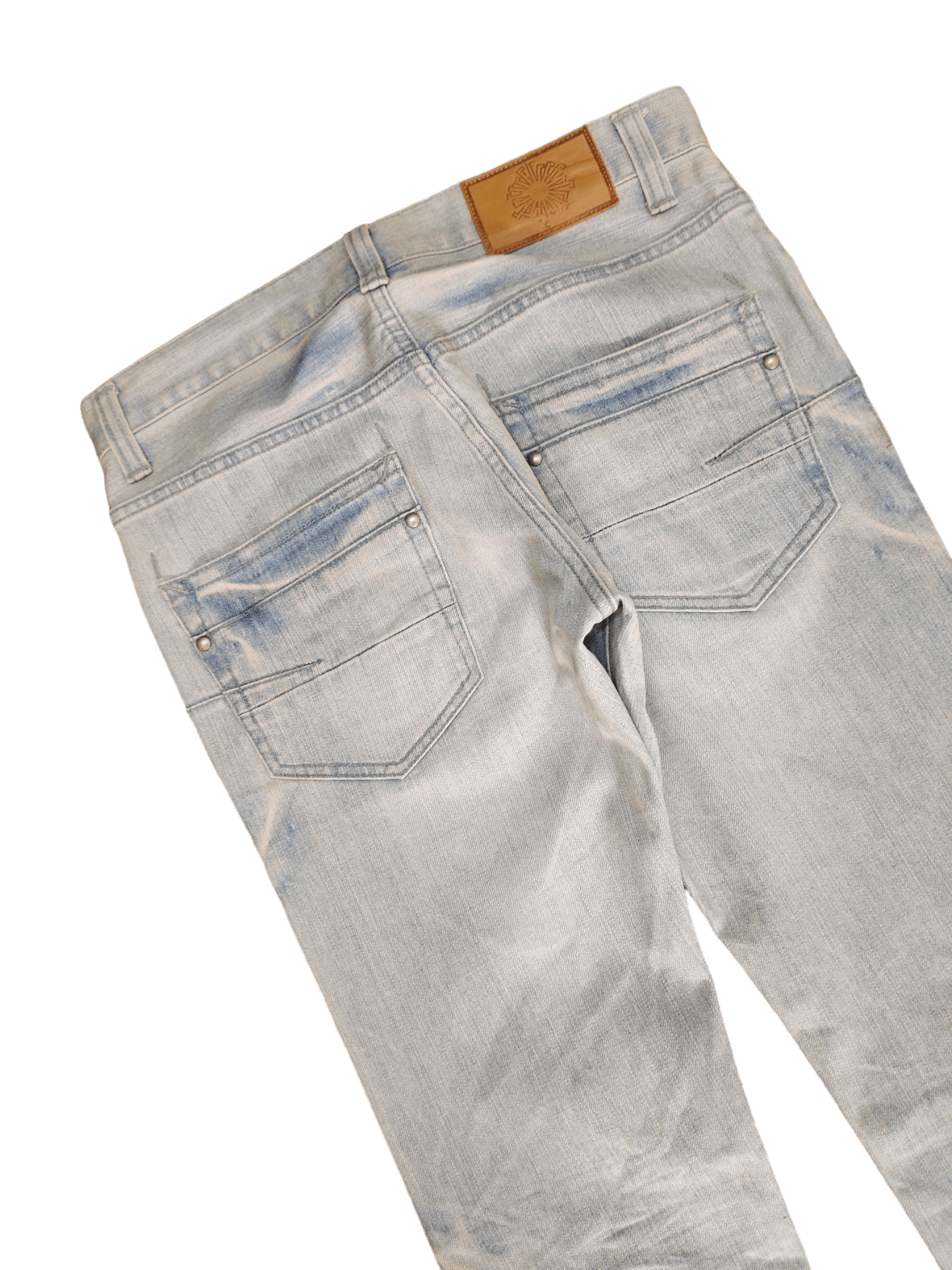 Tornado Mart OG Flare Jeans Tornado Mart Clawmark Distress Faded Bootcut Size US 30 / EU 46 - 13 Thumbnail