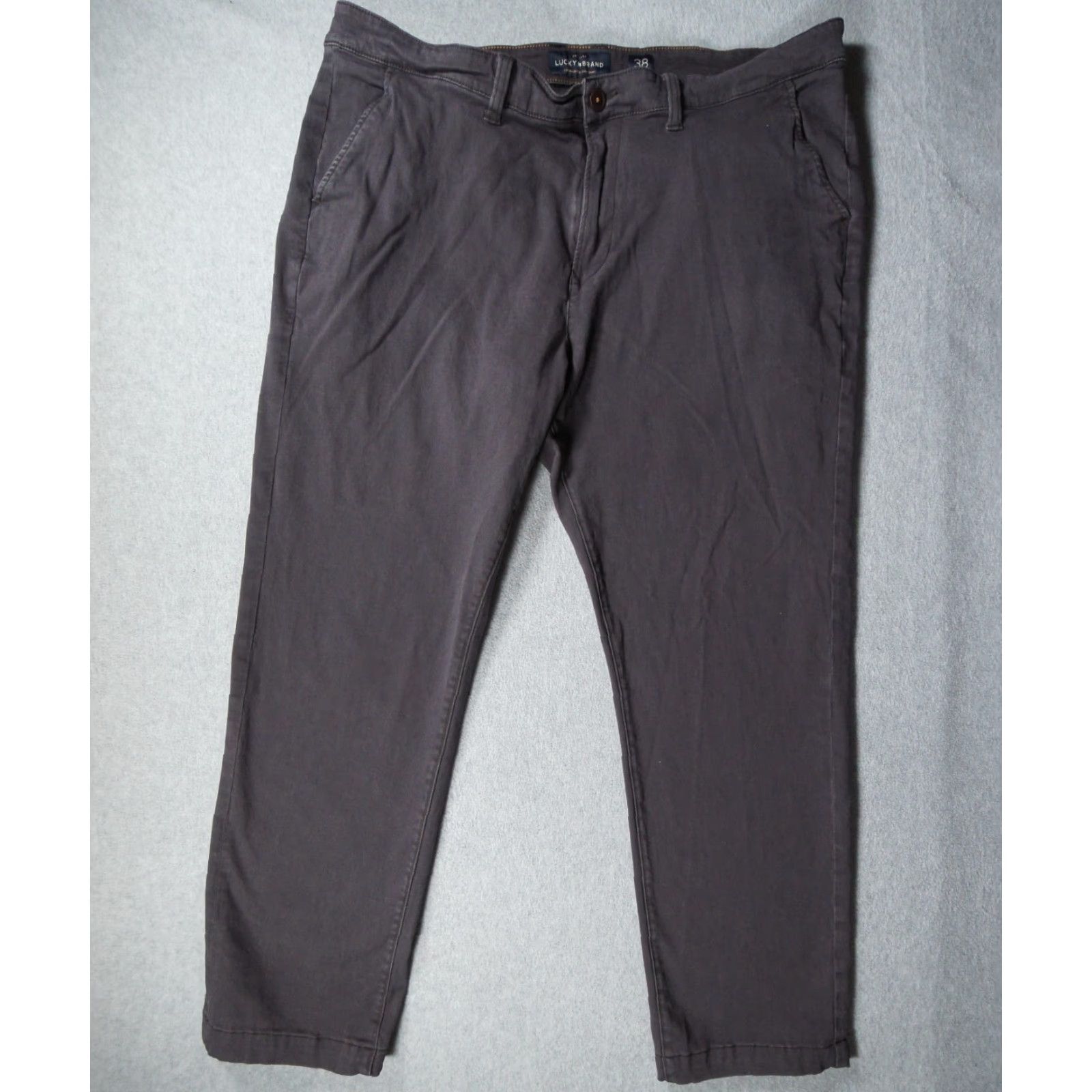 Lucky Brand Lucky Brand Pants Mens 38x29 Gray Chino Athletic 410 Stretch Casual Size US 38 / EU 54 - 2 Thumbnail