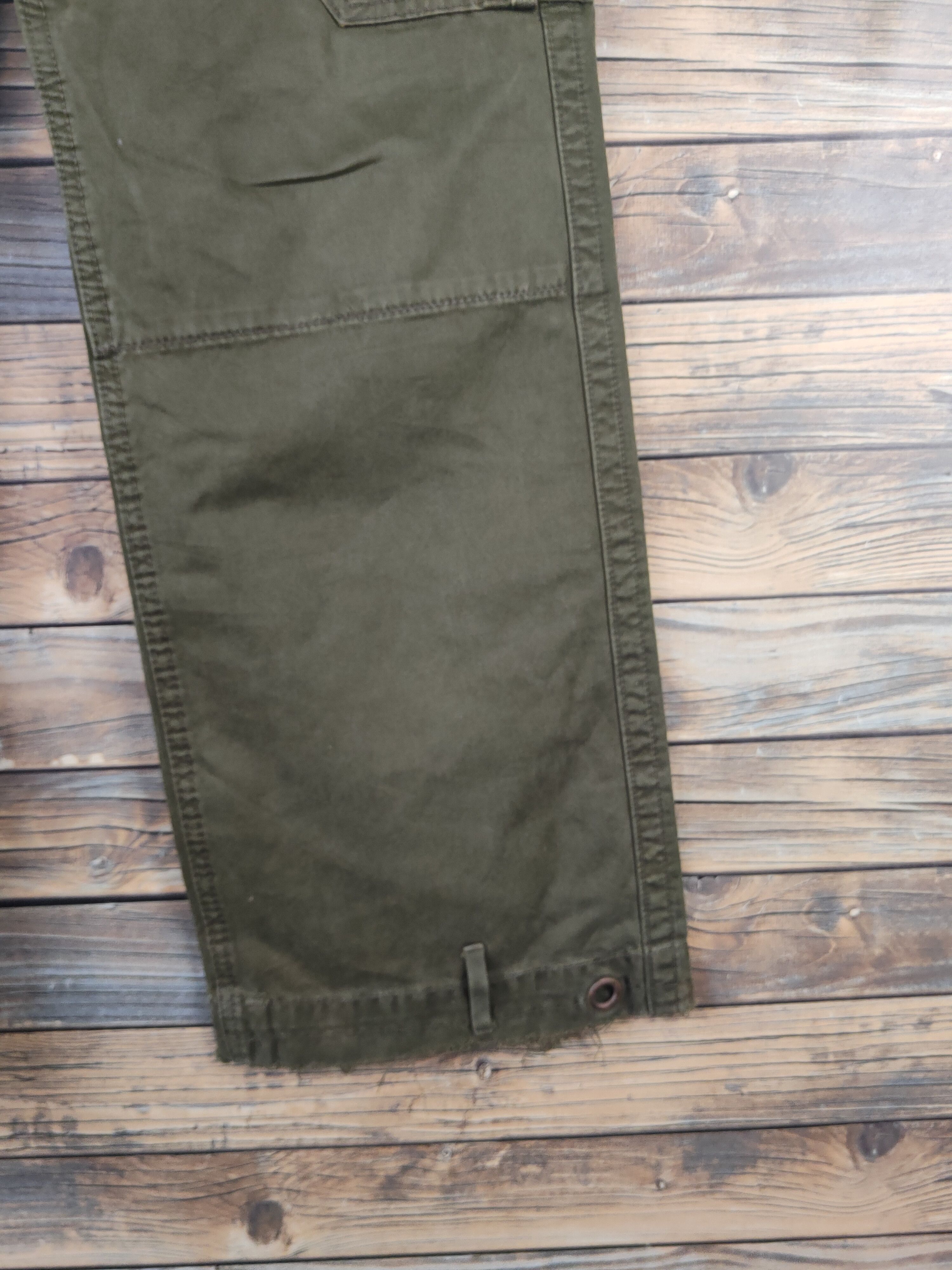 Japanese Brand DL Gap Dark Olive Multipocket Cargo Pants #2664 Size US 34 / EU 50 - 6 Thumbnail