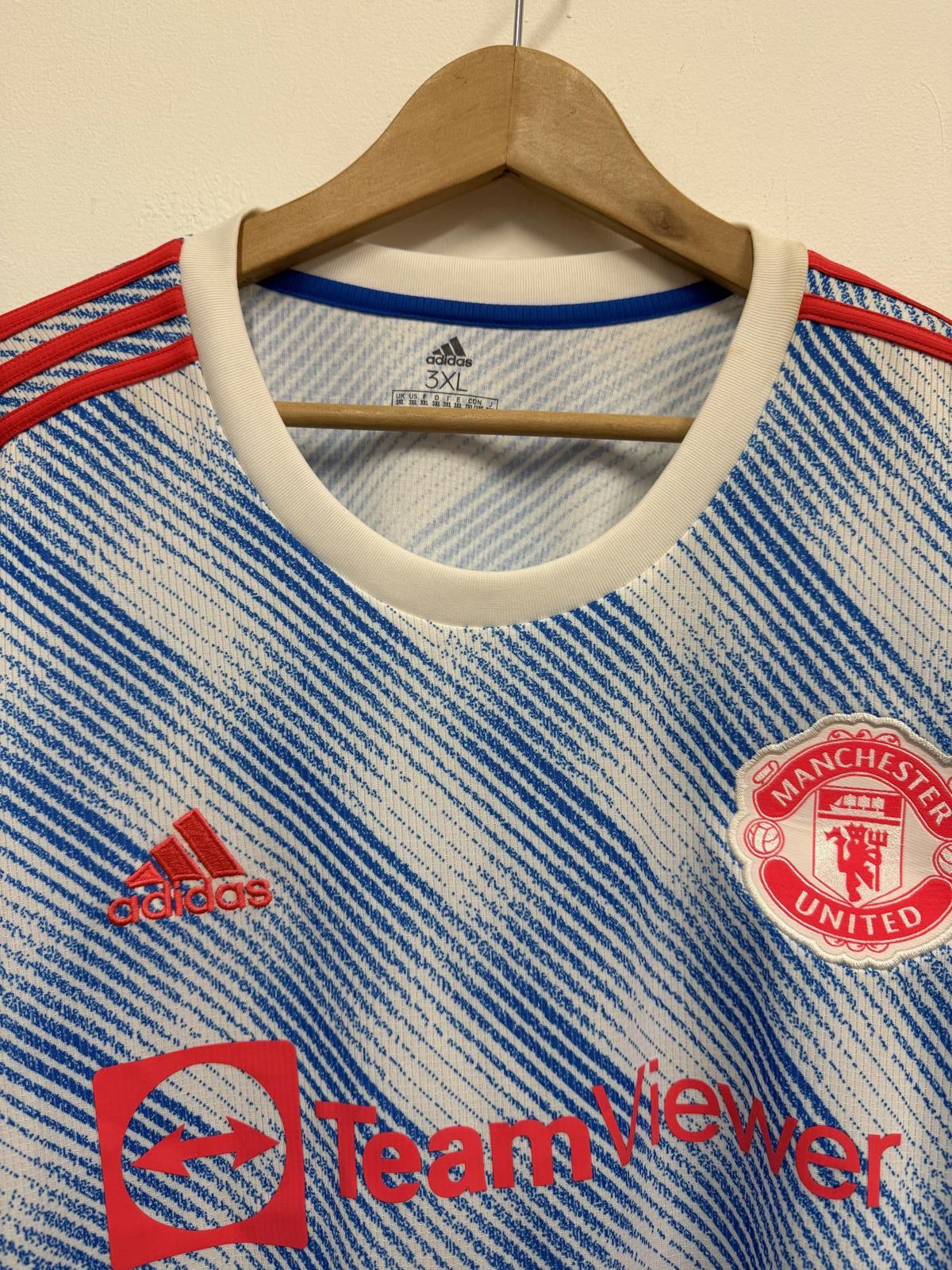 Adidas Manchester United 2021/22 Away Soccer Jersey 3XL Size US XXL / EU 58 / 5 - 3 Thumbnail