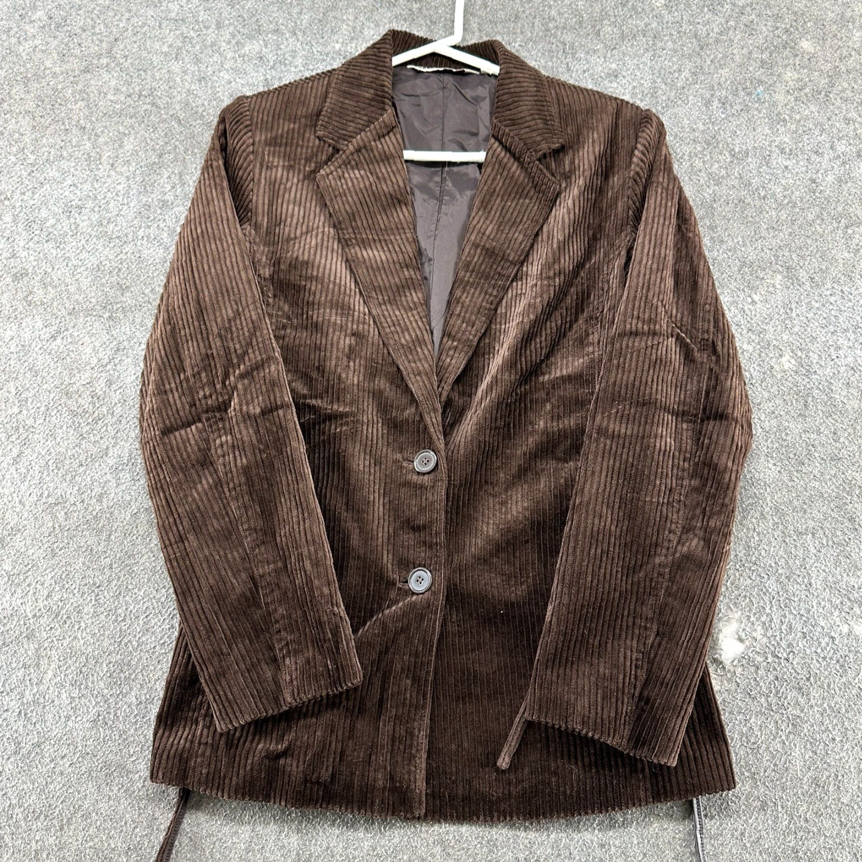 Vintage VINTAGE Joujou Jacket Womens L Brown Corduroy Belted Belted Pockets 90s Hipster Corduroy Coat Size L / US 10 / IT 46 - 2 Thumbnail
