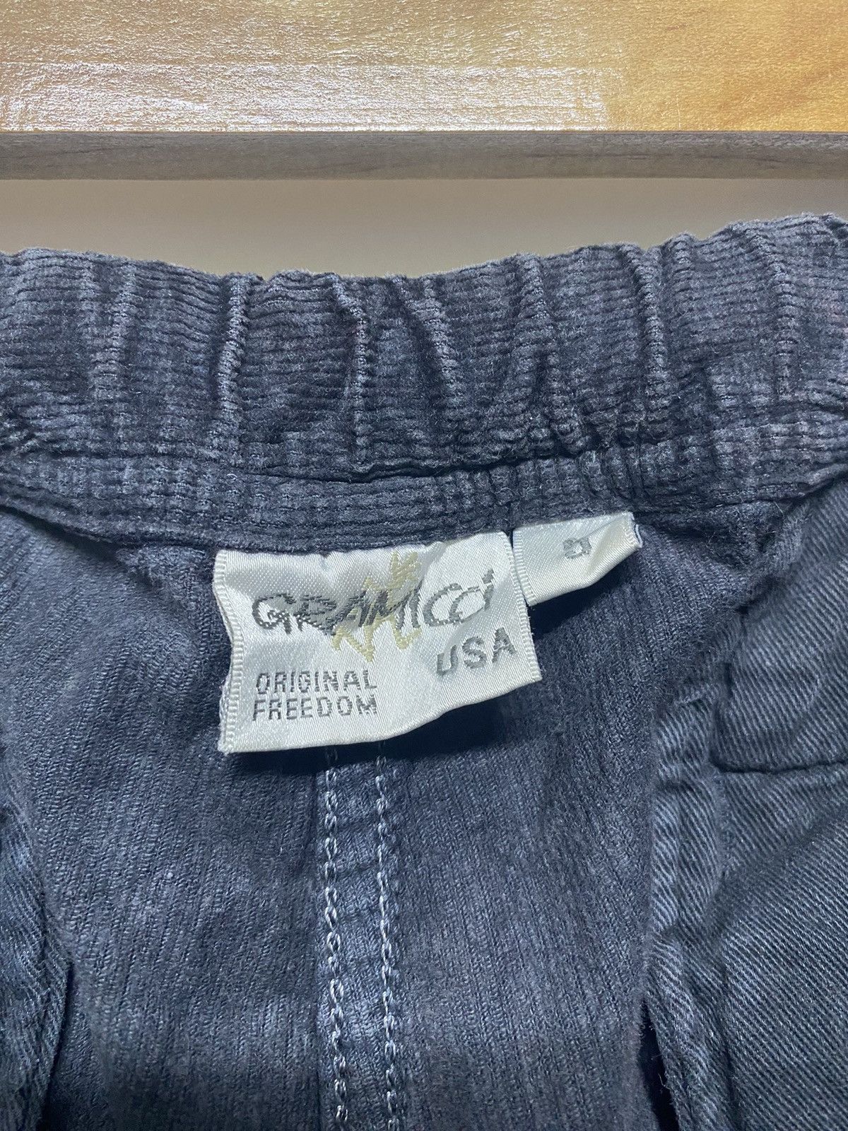 Gramicci Gramicci Original Freedom Corduroy Belted Navy Pants Size US 30 / EU 46 - 11 Thumbnail