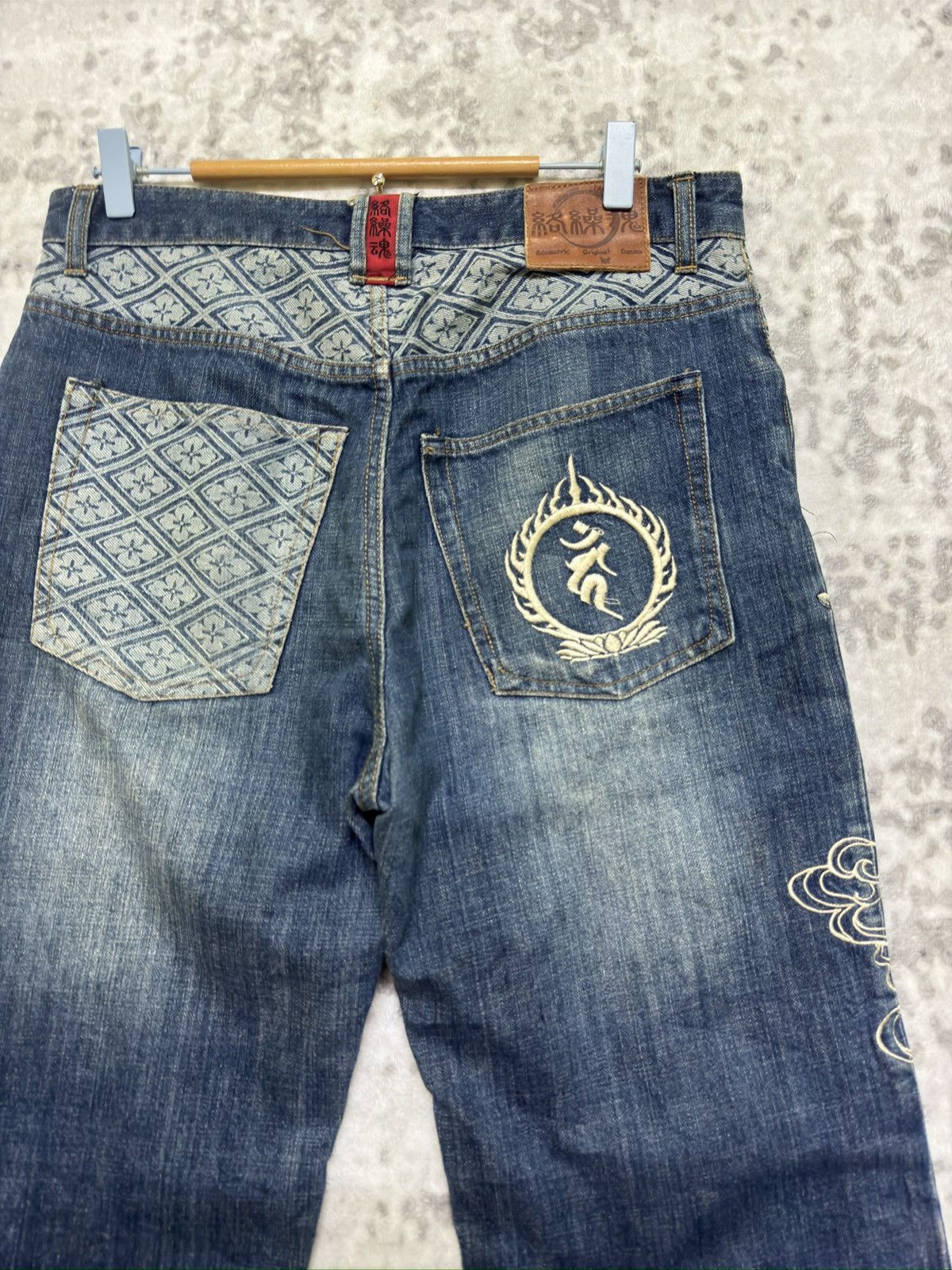 Karakuri Tamashii Y2K Wagara Denim Karakuri Tamashii Wind Thunder God Size US 31 - 11 Thumbnail
