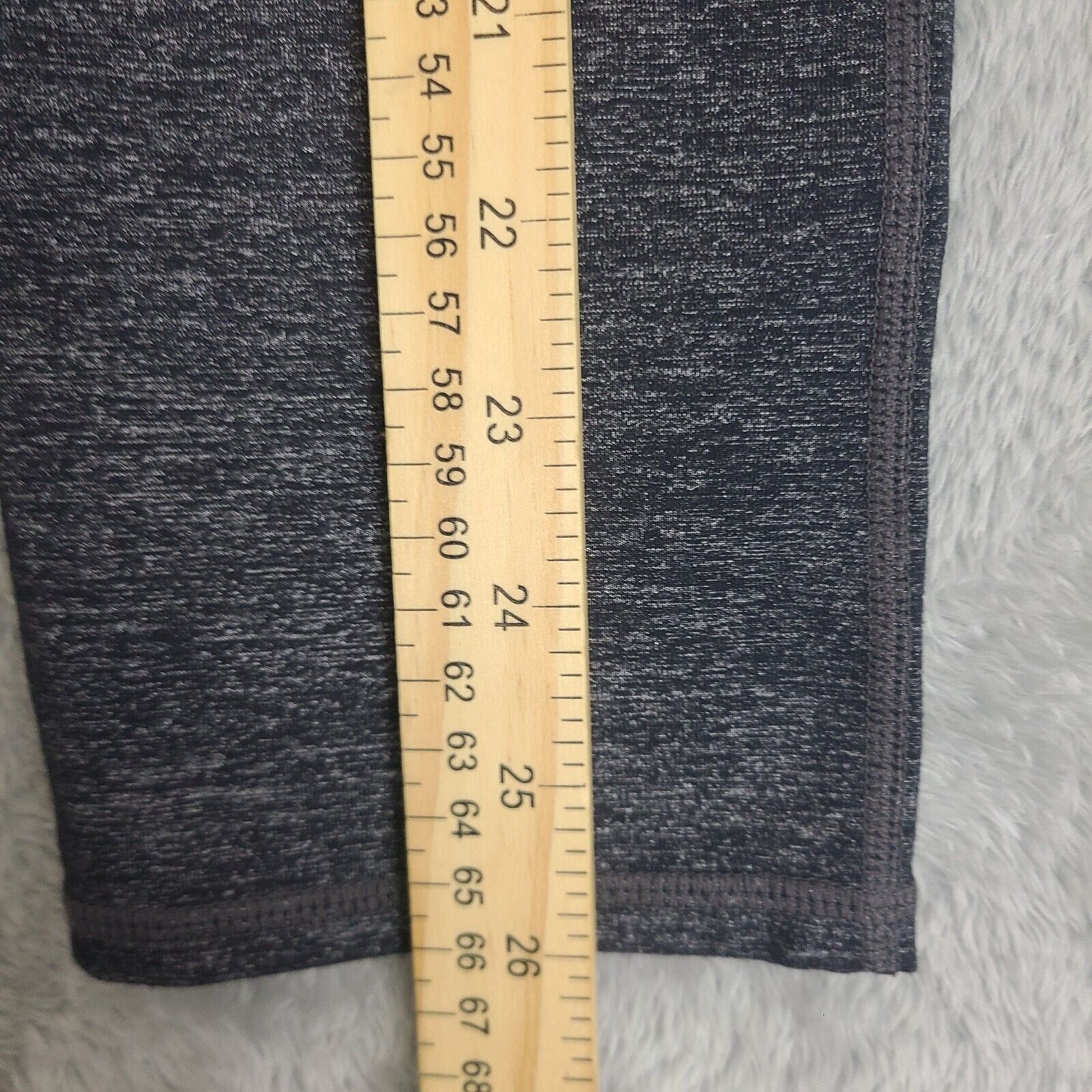 Athleta Athleta black space dye crop leggings Size XS Size 28" / US 6 / IT 42 - 2 Thumbnail