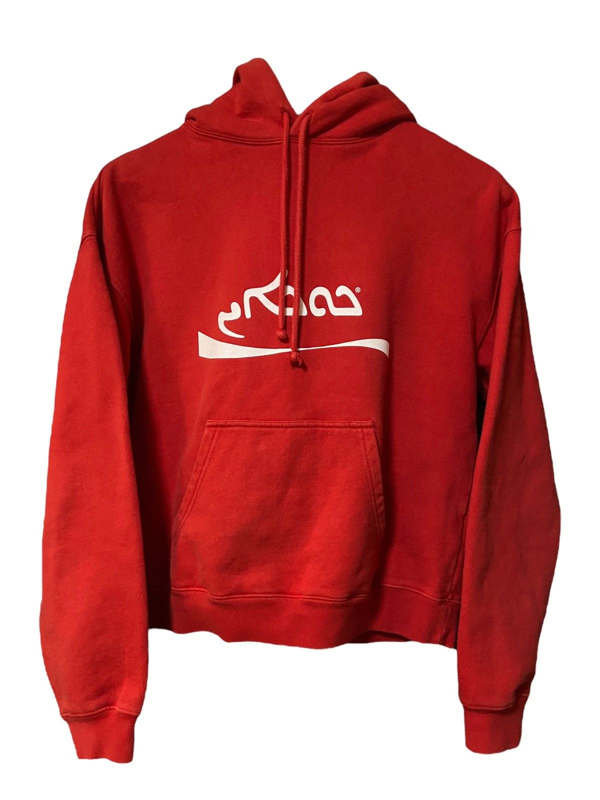 image of Vetements Coke Cokaine Hoodie in Red, Men's (Size Small)