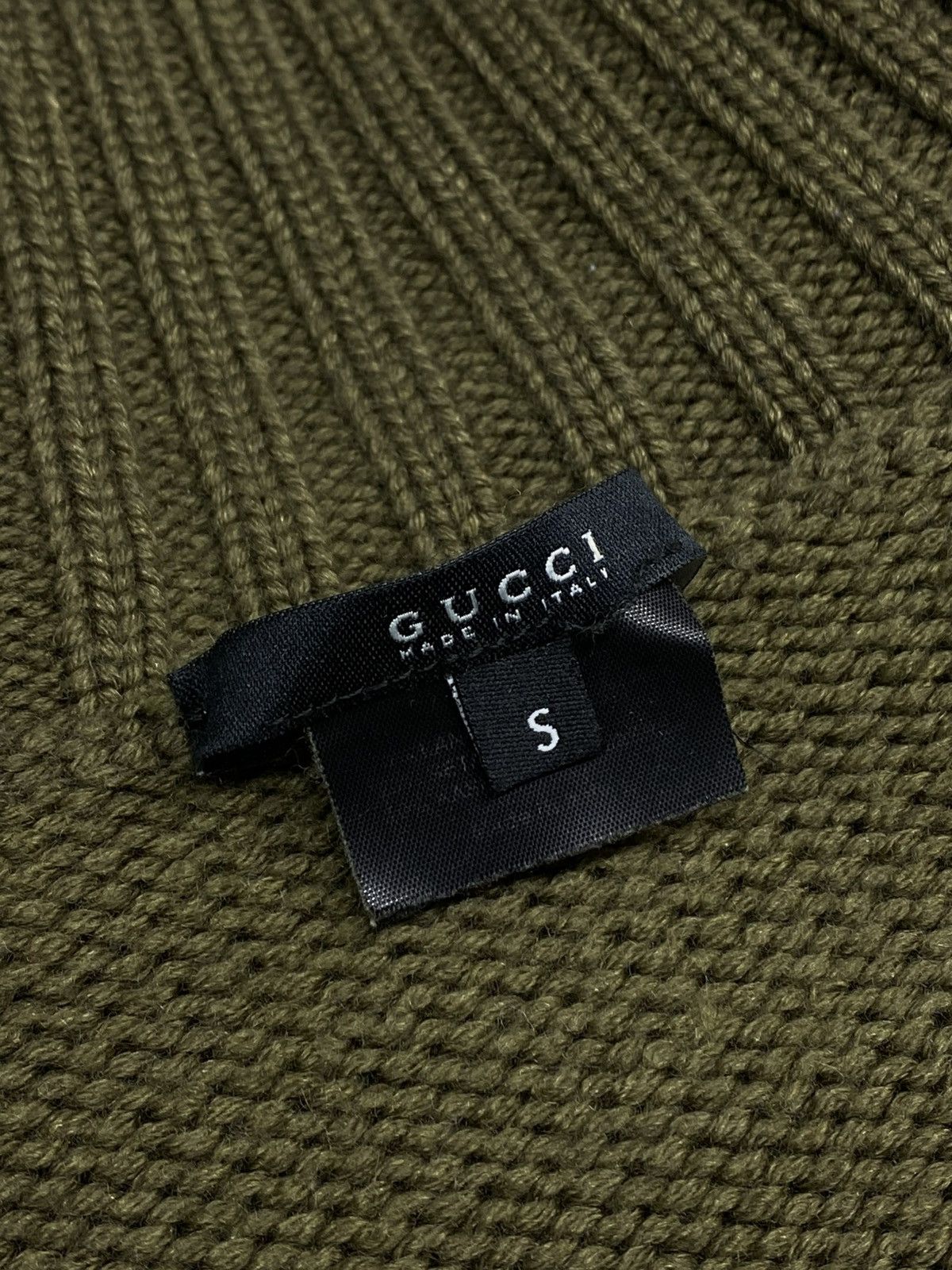 Gucci Gucci Knit Turtleneck Sweater Khaki Green Men’s Size S Size US S / EU 44-46 / 1 - 14 Thumbnail