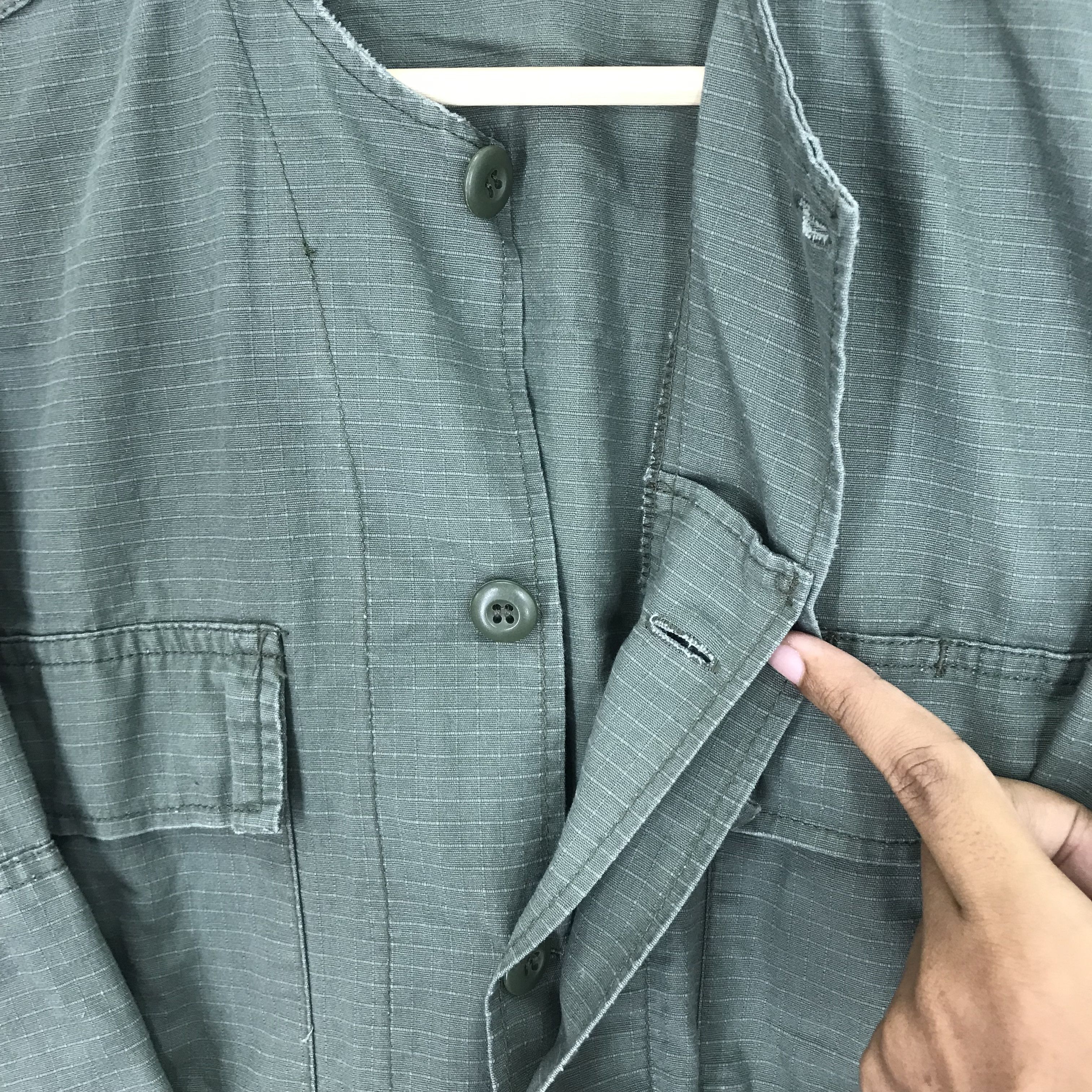 Vintage Vintage Army M65 Field Jacket Olive Green Army Workers Size US S / EU 44-46 / 1 - 8 Thumbnail
